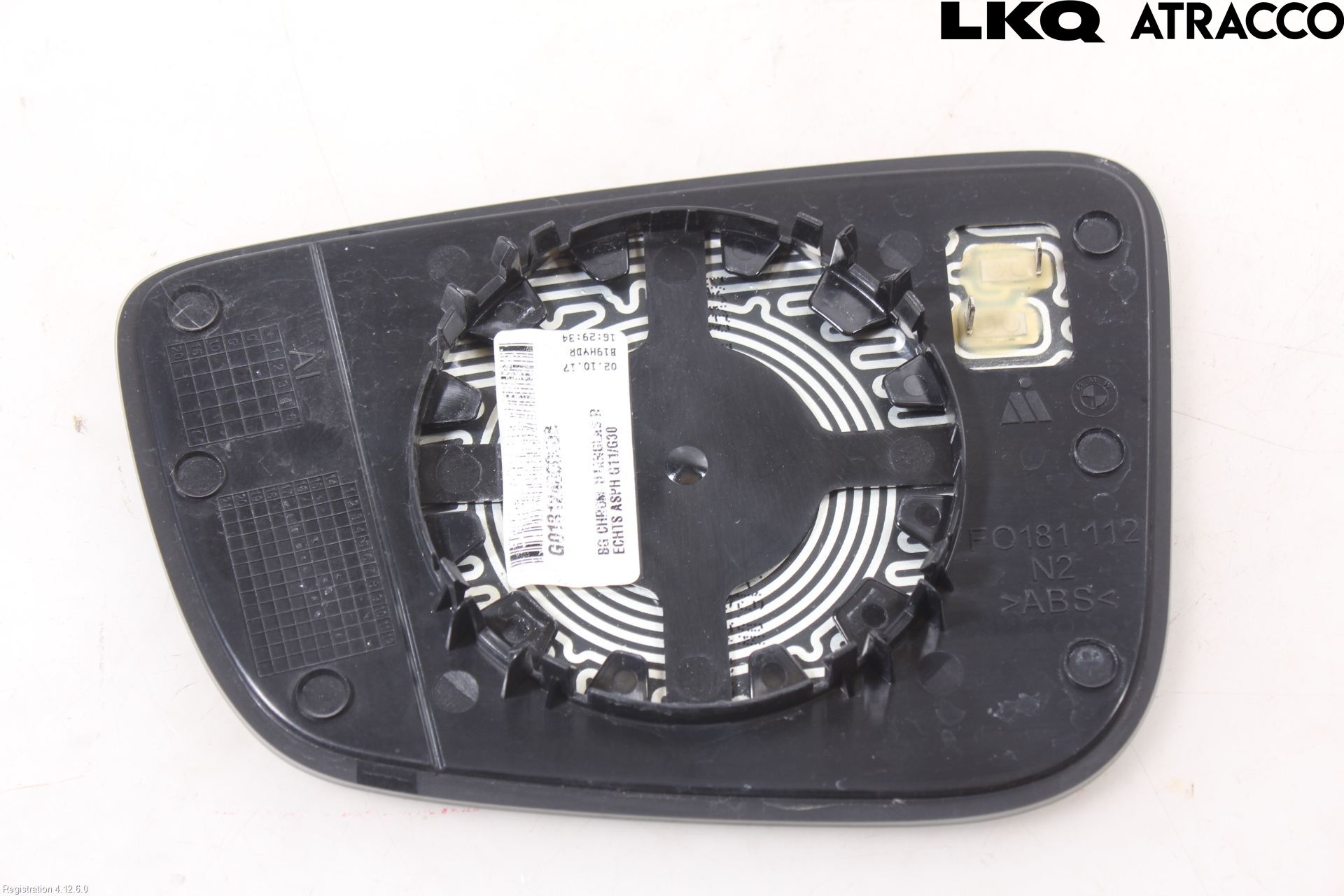 BMW 5 G30/G31/F90 17-23 Spegelglas Hö