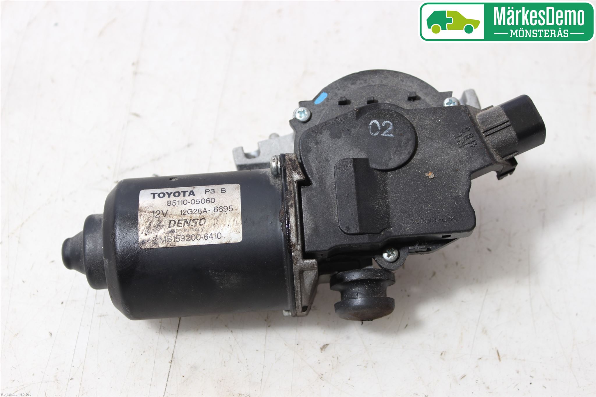 Toyota AVENSIS 03-06 Torkarmotor Vindruta