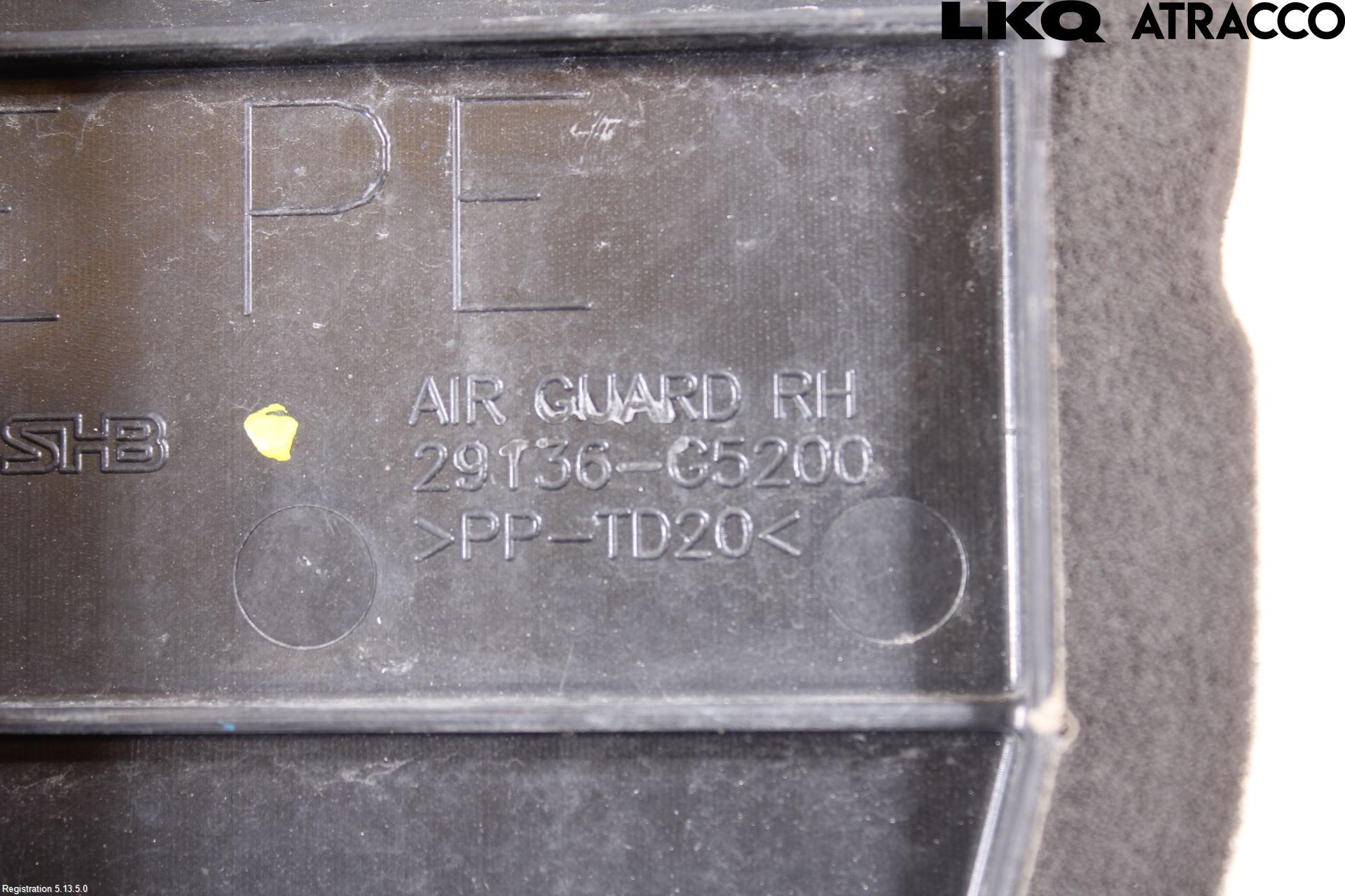 Kia NIRO (DE) 17-22 Deflektor Plåt-Plast Kylning