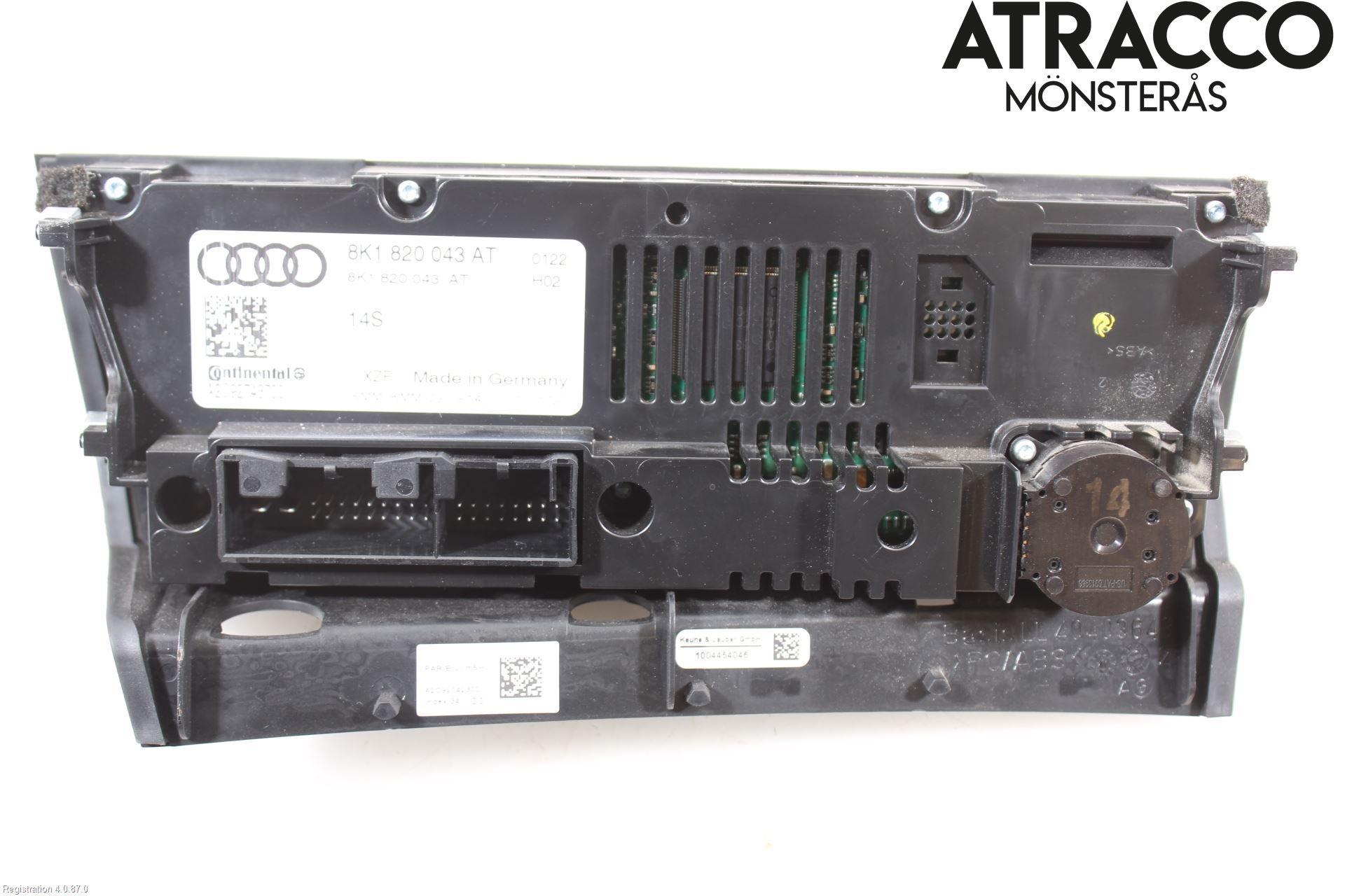 Audi A4 12-15 Ac Styrenhet Ac Manöveren