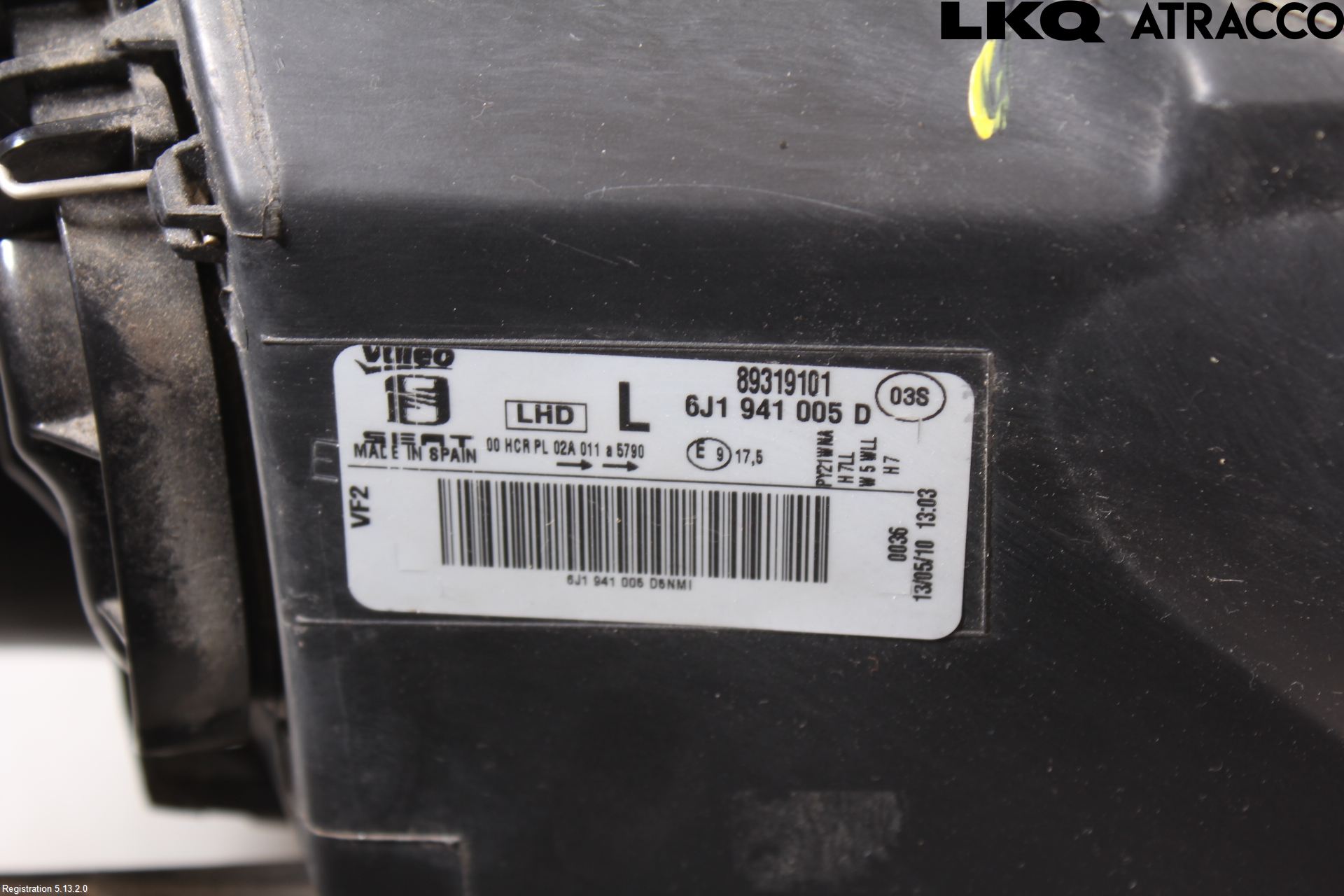 Seat IBIZA IV 08-16 Strålkastare Vänster