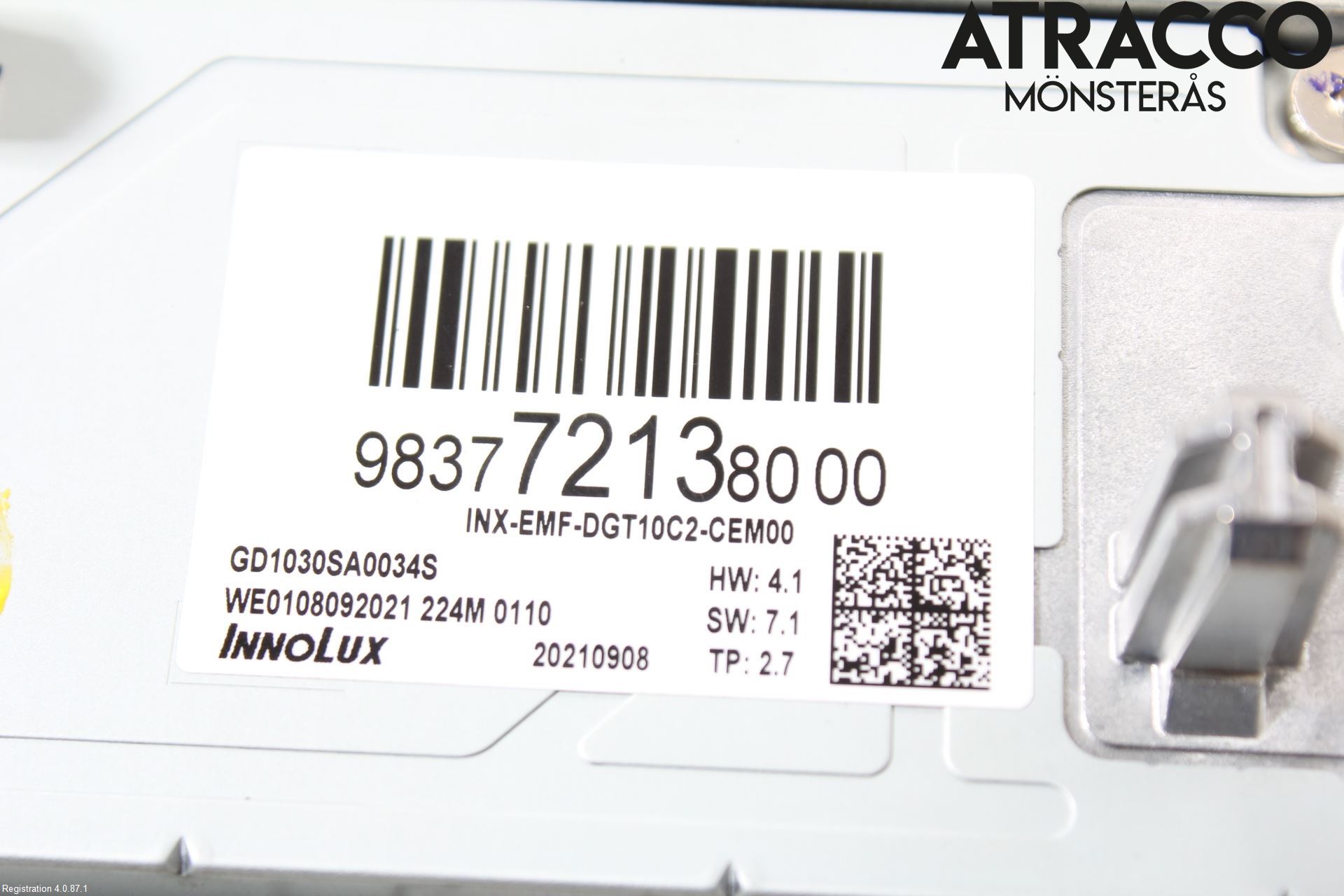 Opel MOKKA 21- Multifunktionsdisplay