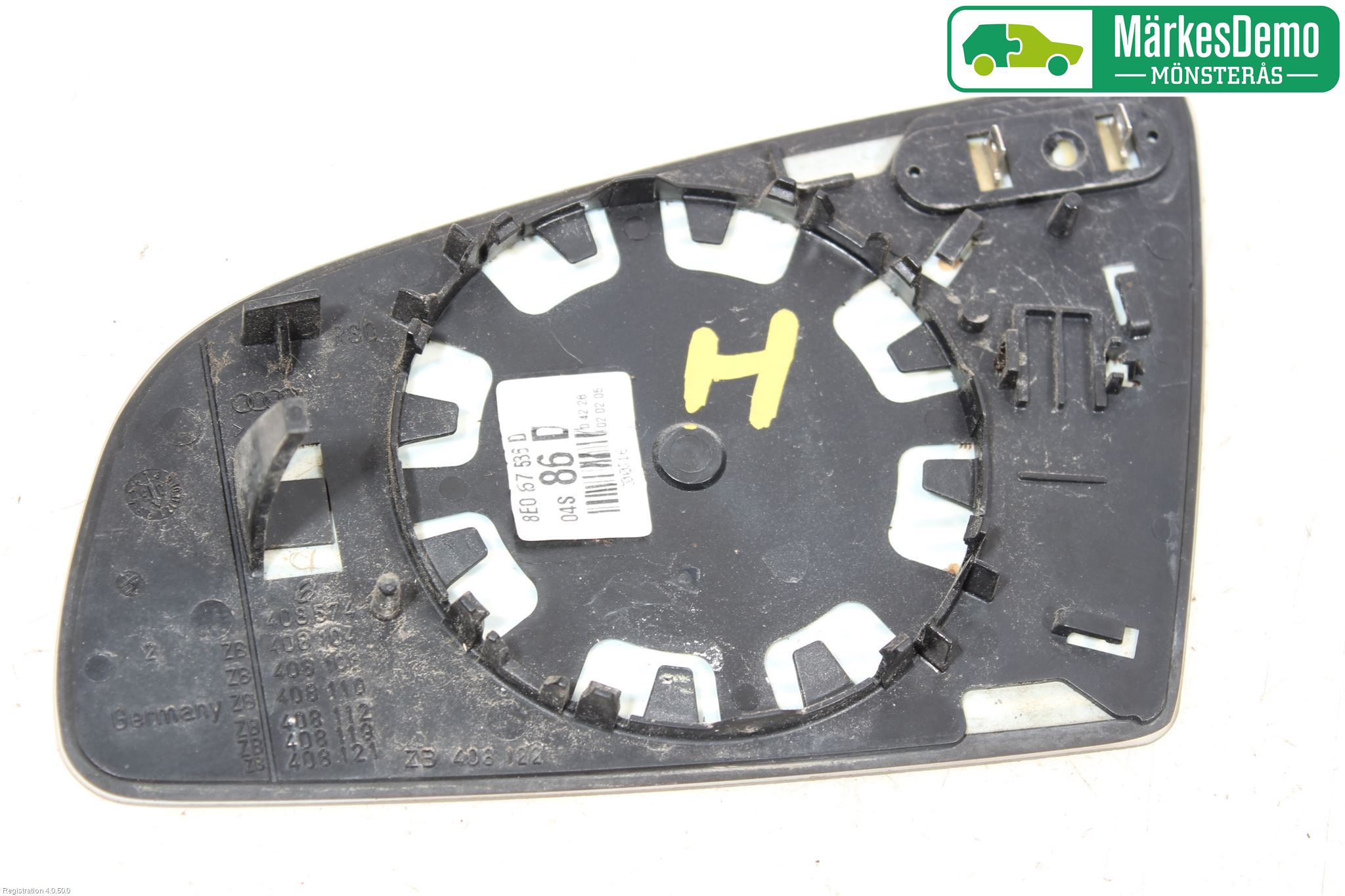 Audi A3/S3     04-05 Spegelglas Hö