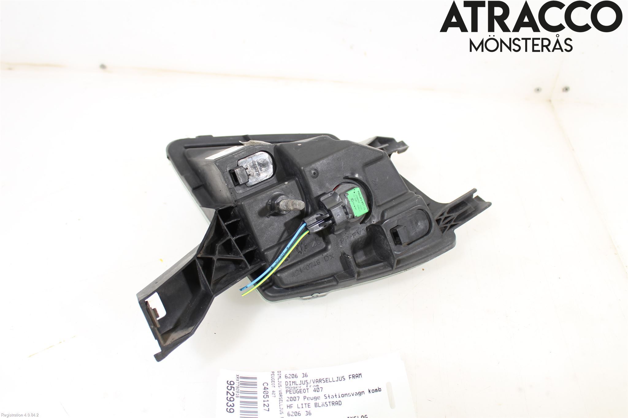 Peugeot 407 Dimljus-Varselljus Fram