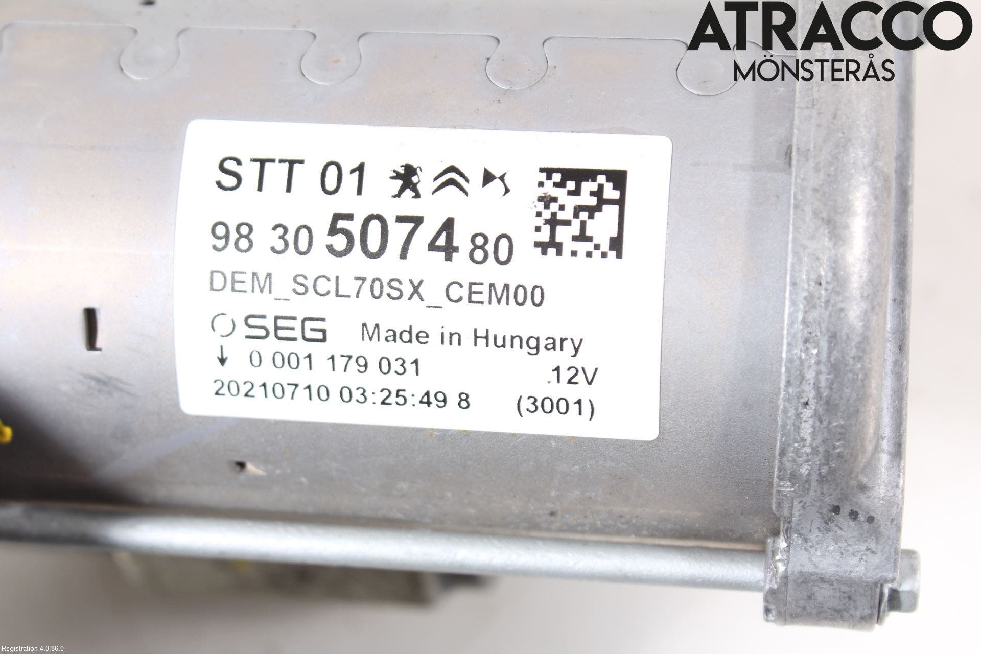 Peugeot 5008 17-24 Startmotor