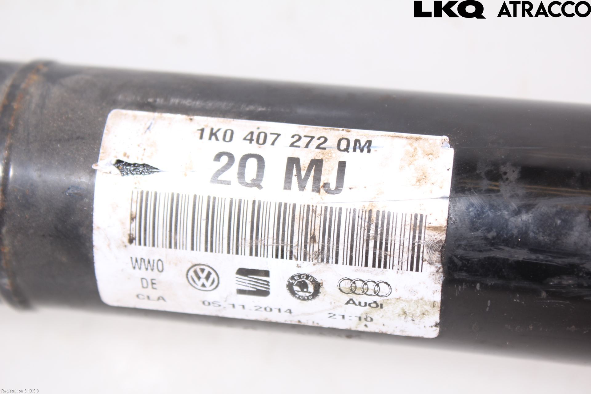 Volkswagen VW CADDY 11-15 Drivaxel Fram Höger