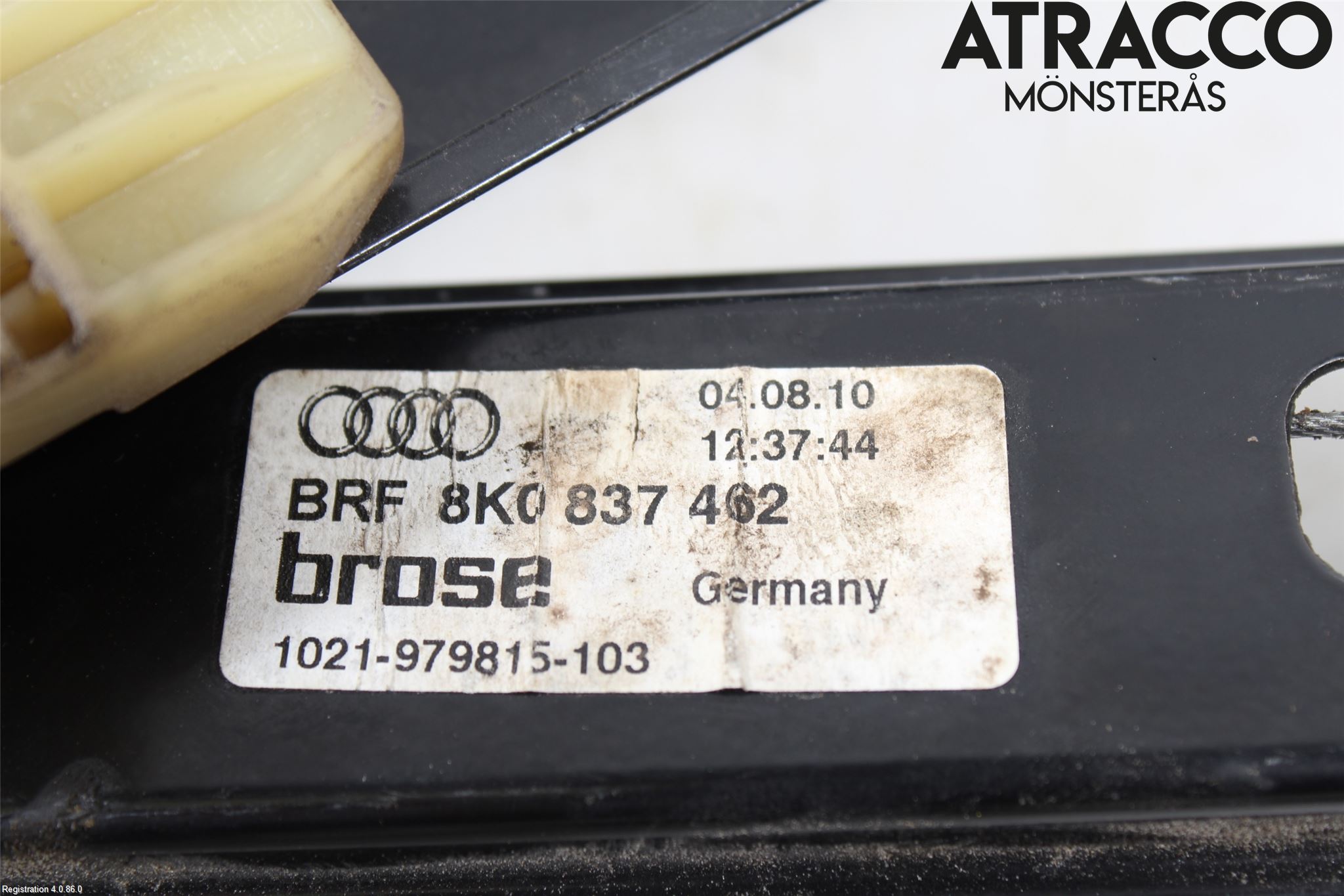 Audi A4/S4 08-11 Fönsterhissmekanism