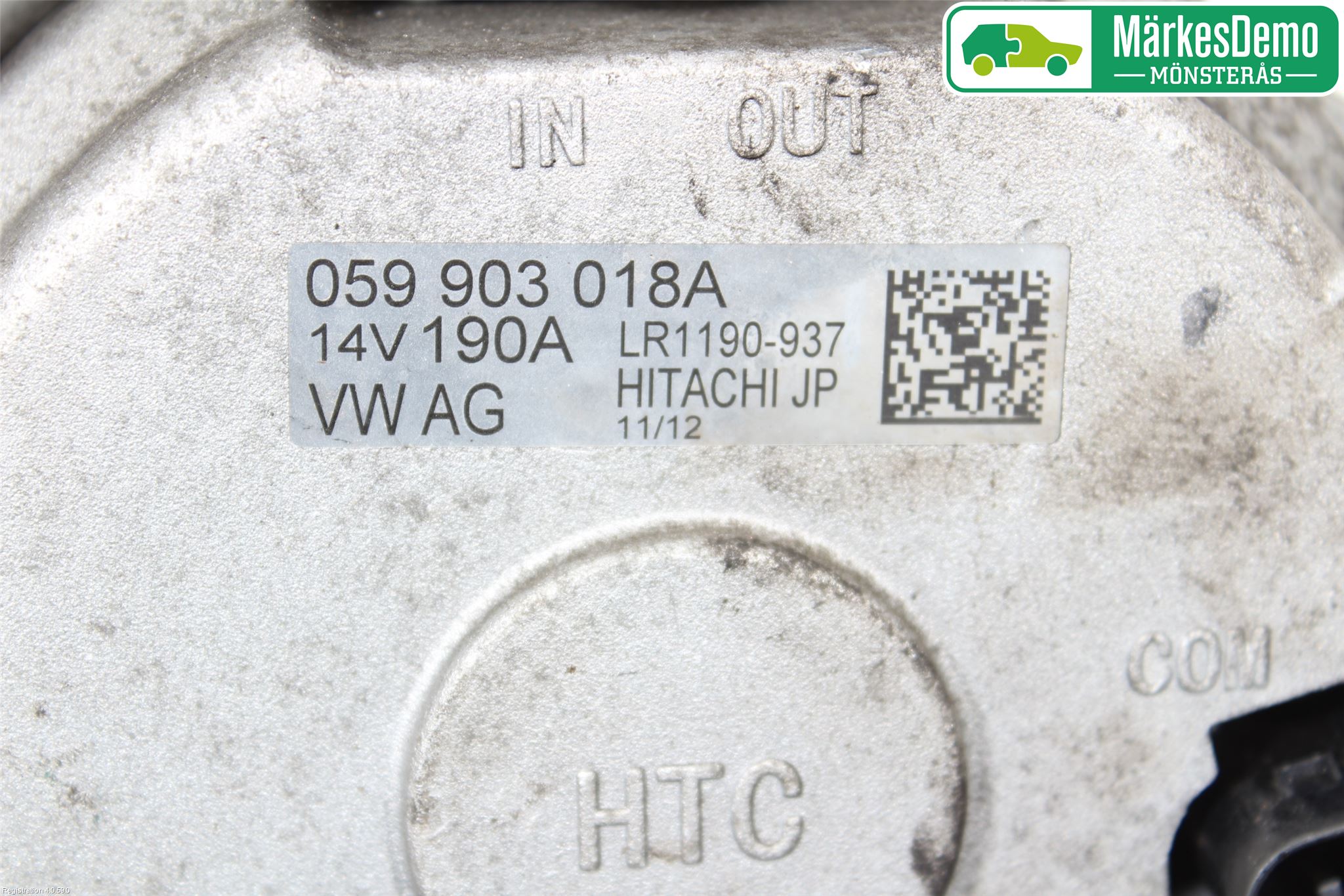Volkswagen VW TOUAREG 7P 11-18 Generator