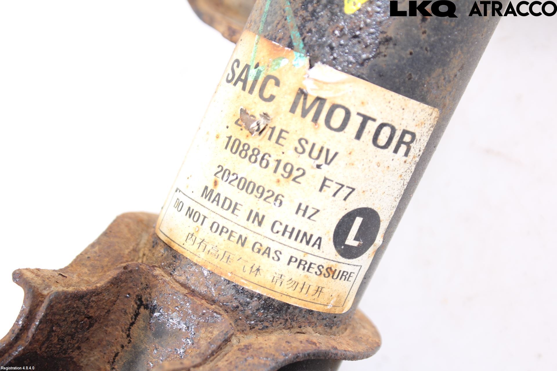 MG ZS EV 20- Fjäderben Fram Vänster