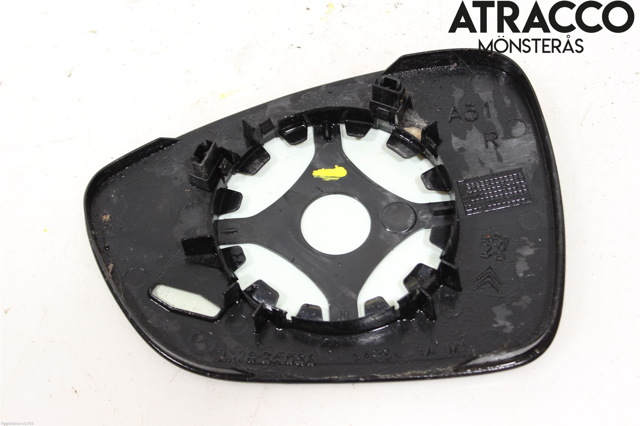 Citroen C3 10-17 Spegelglas Hö