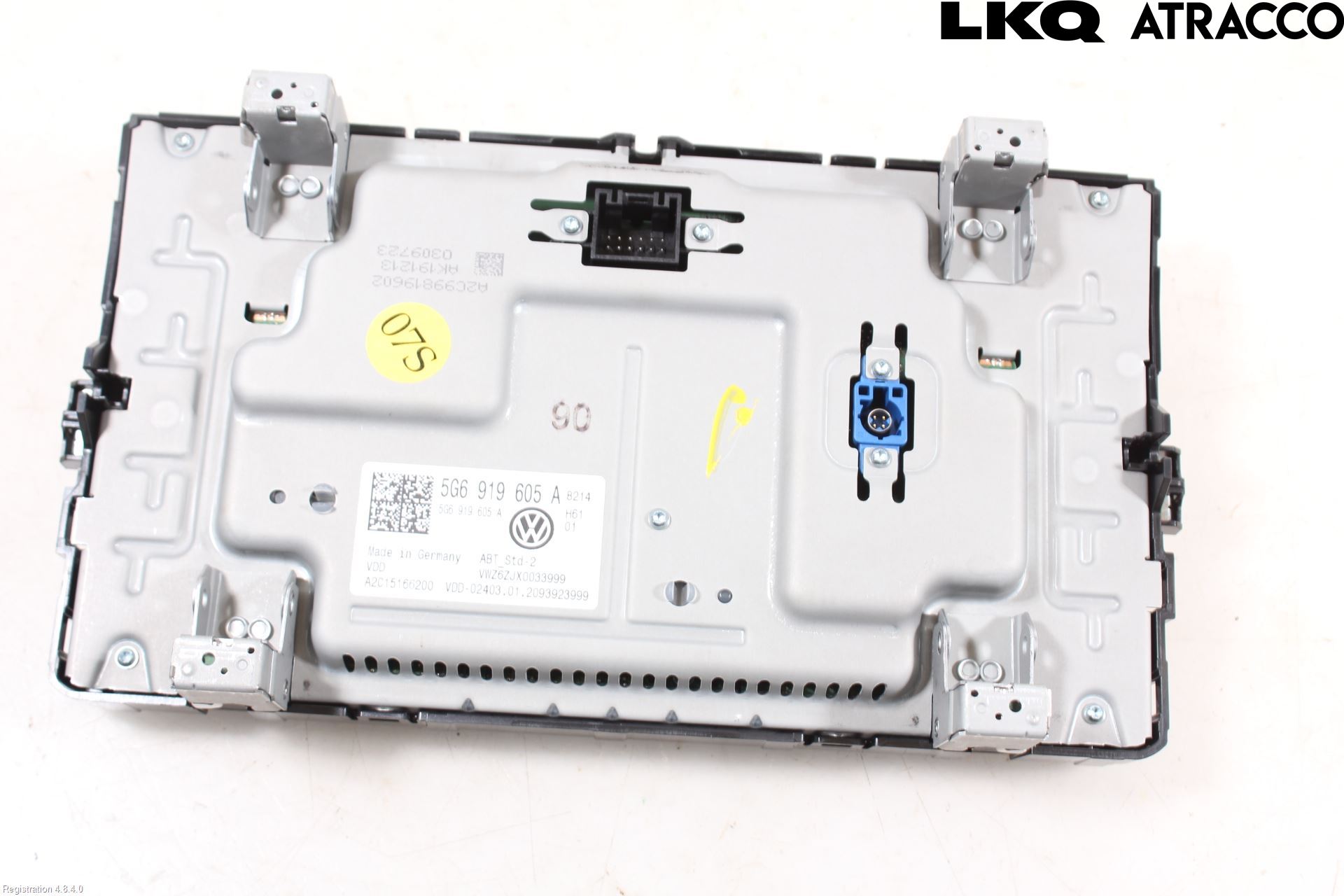 Volkswagen VW GOLF / E-GOLF VII 13-20 Multifunktionsdisplay
