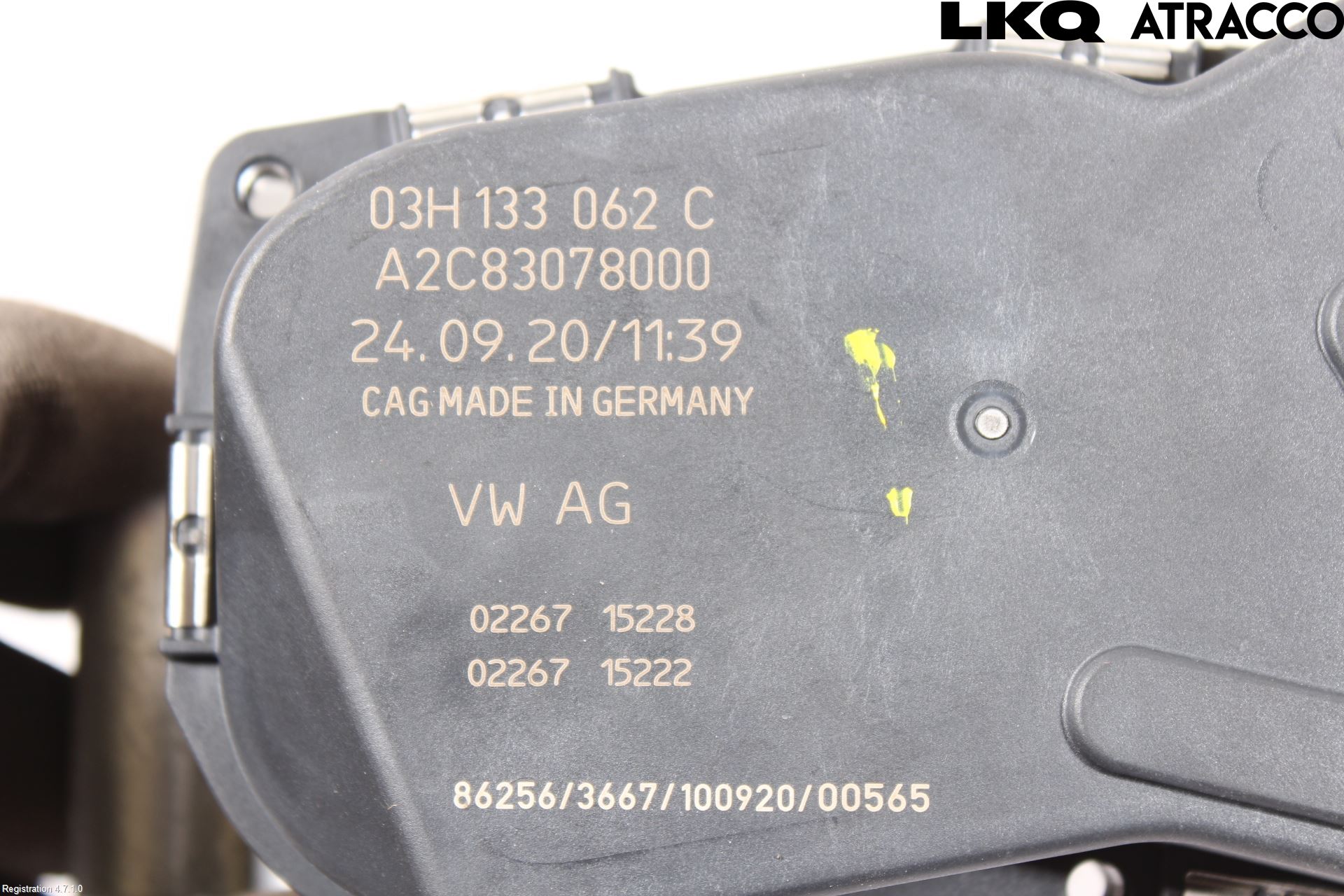 Volkswagen VW PASSAT 05-11 Injspjällhus