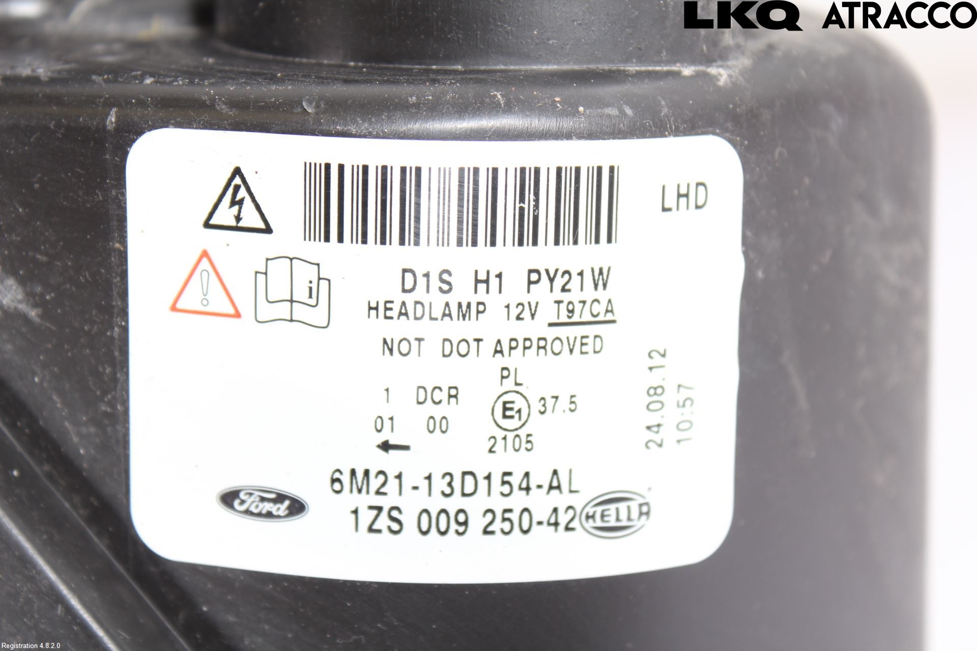 Ford S-MAX 06-15 Strålkastare Höger