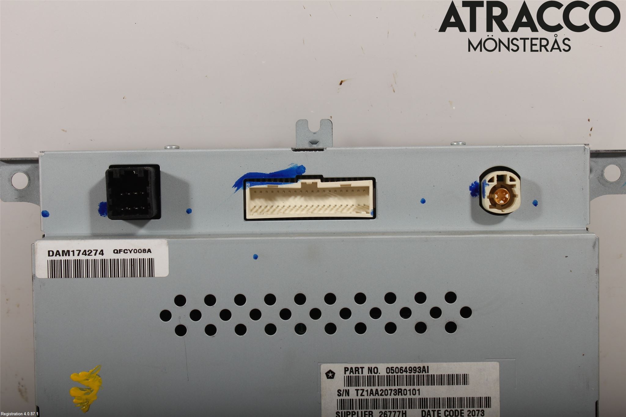 Fiat FREEMONT Bildskärm