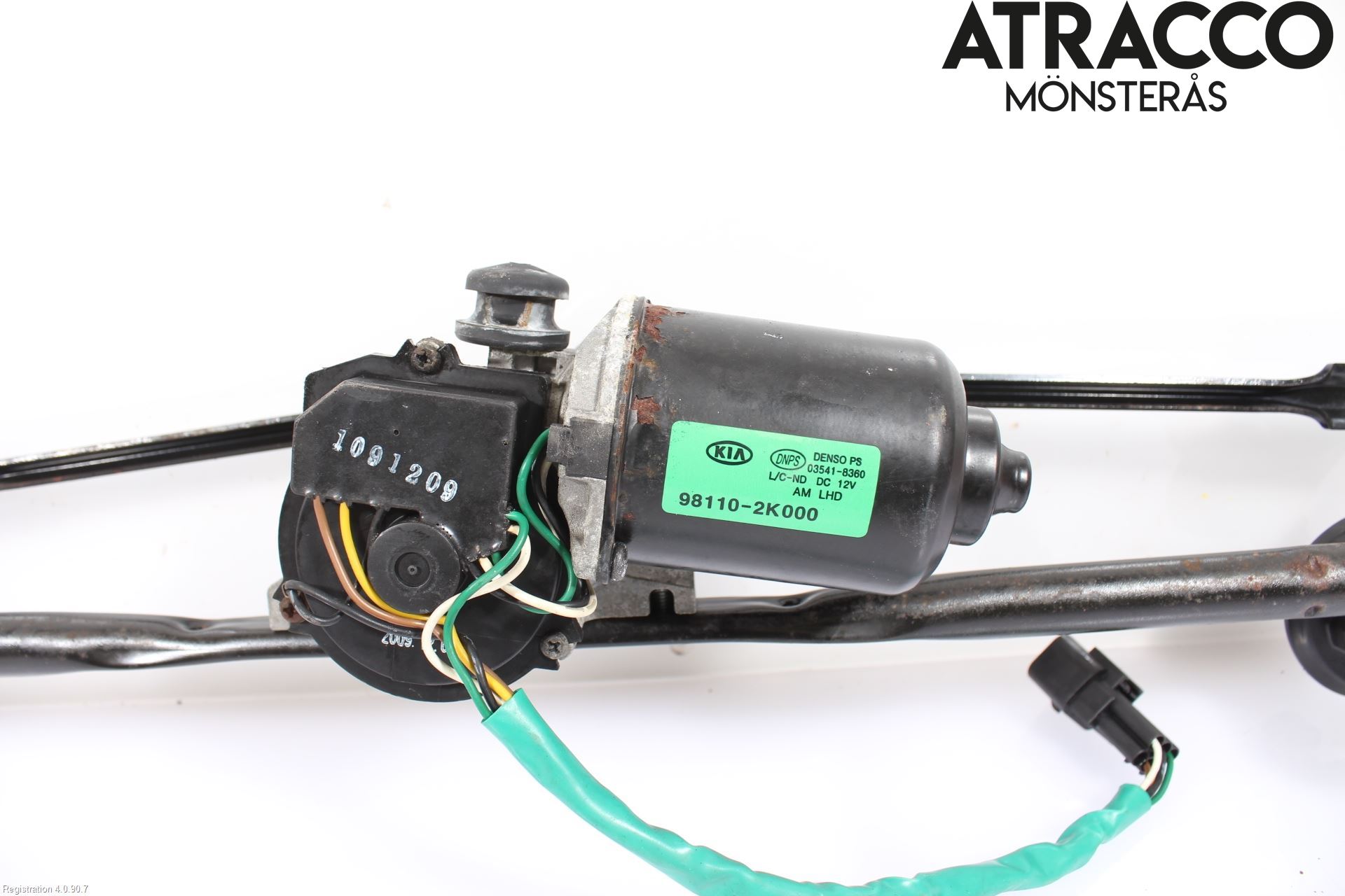 Kia SOUL 09- Torkarmotor Vindruta