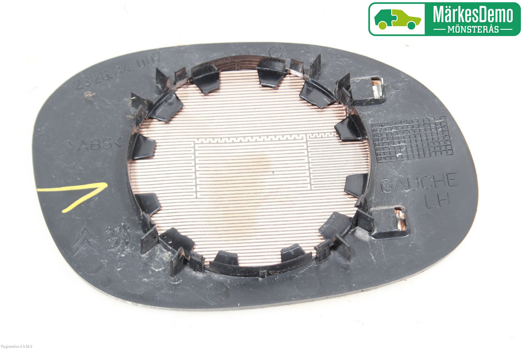 Peugeot 206 98-09 Spegelglas Vä