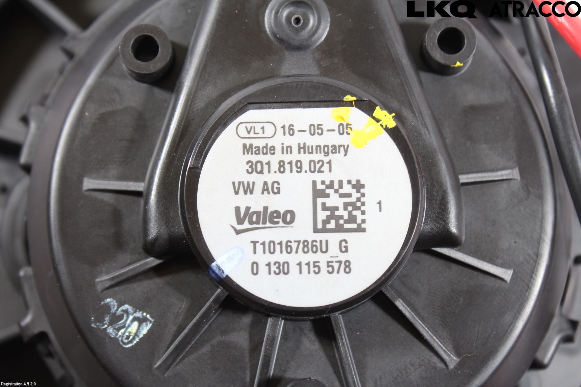 Volkswagen VW TIGUAN 16-24 Värmefläkt