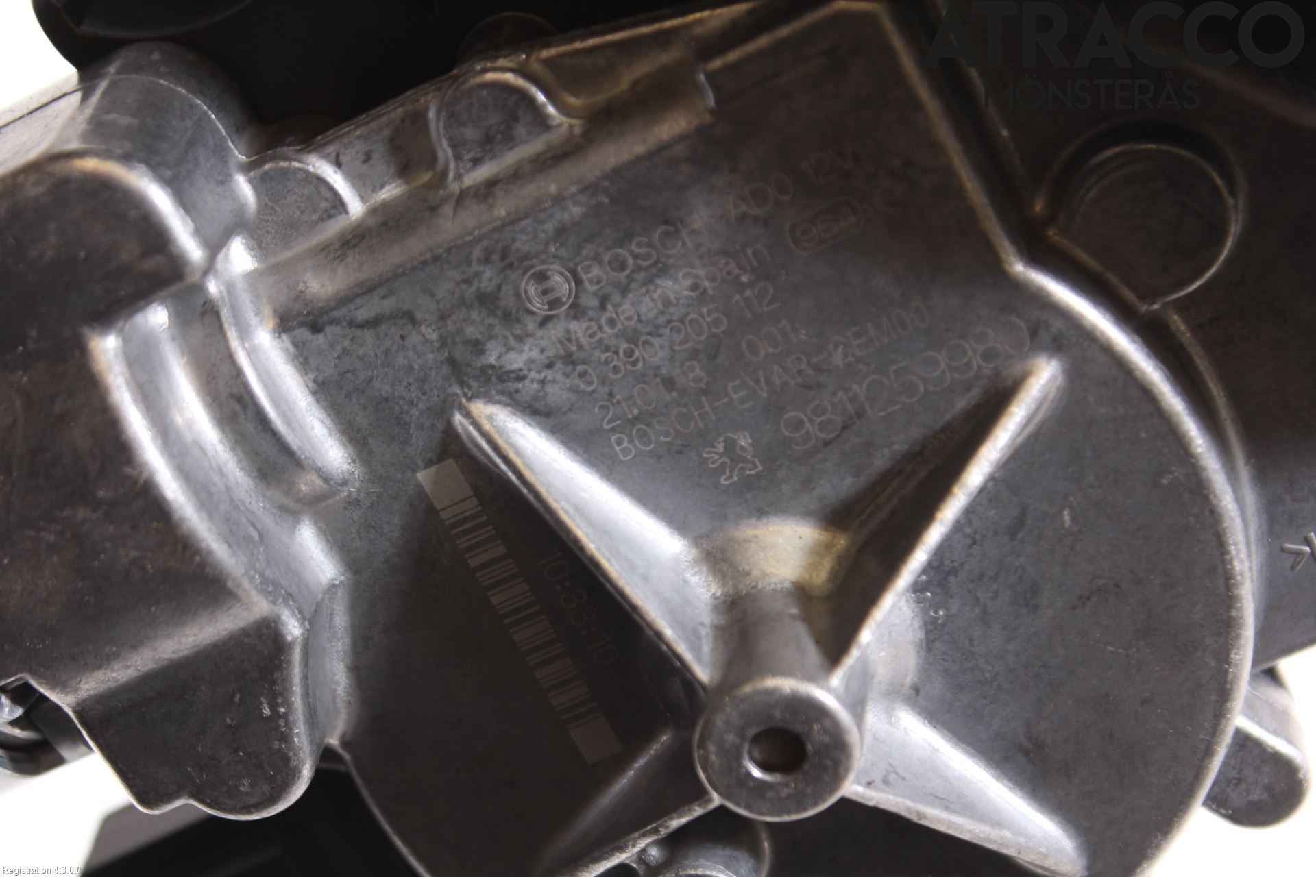Peugeot 3008 17-24 Torkarmotor Baklucka