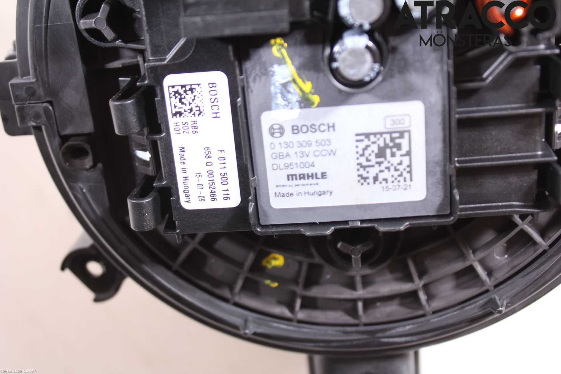 Opel ASTRA K 16-22 Värmefläkt