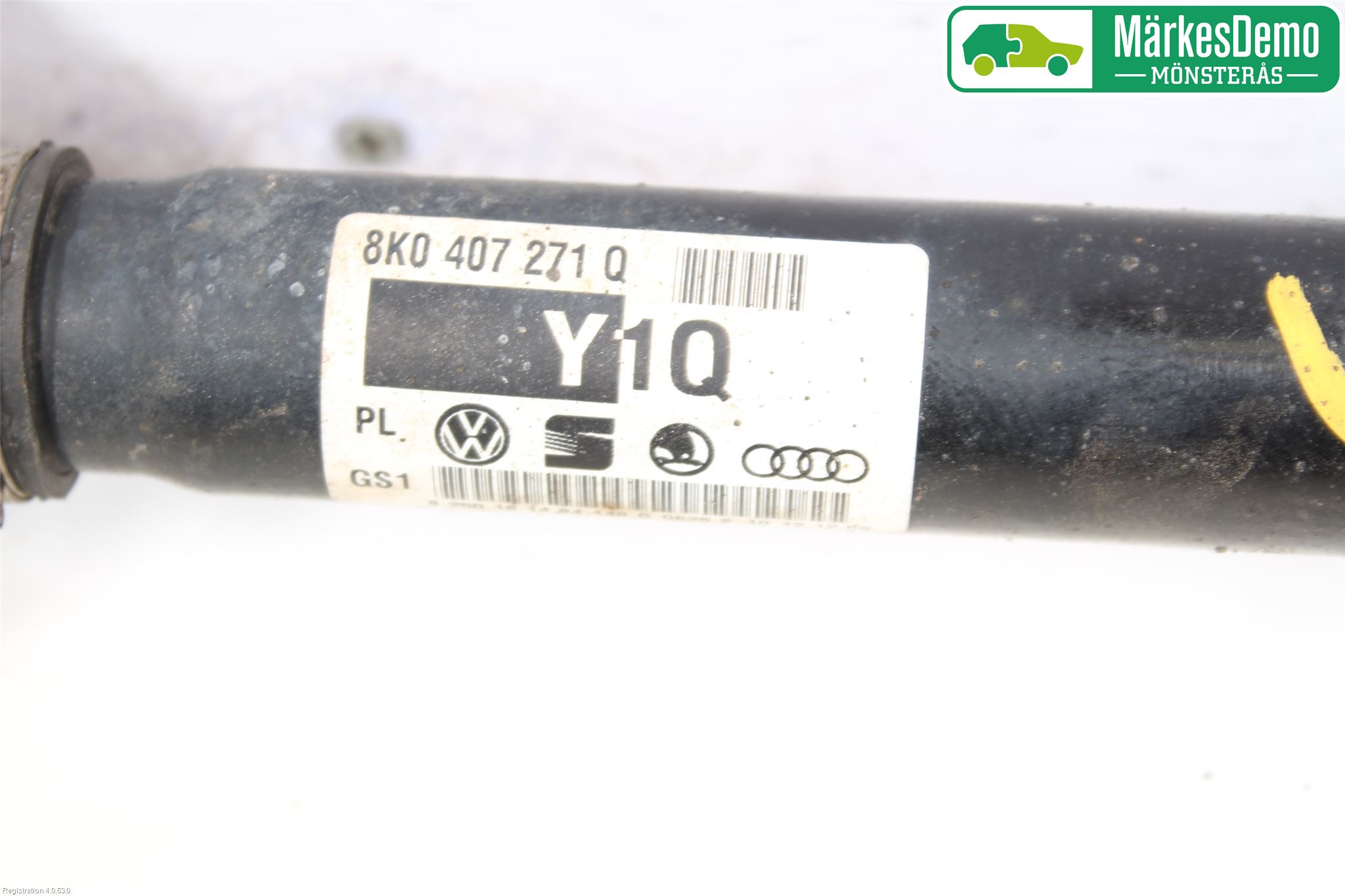 Audi A4/S4 08-11 Drivaxel Fram Vänster