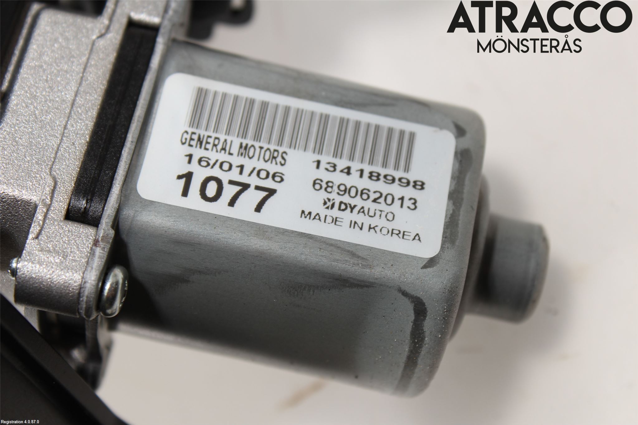 Opel ASTRA K 16-22 Torkarmotor Baklucka