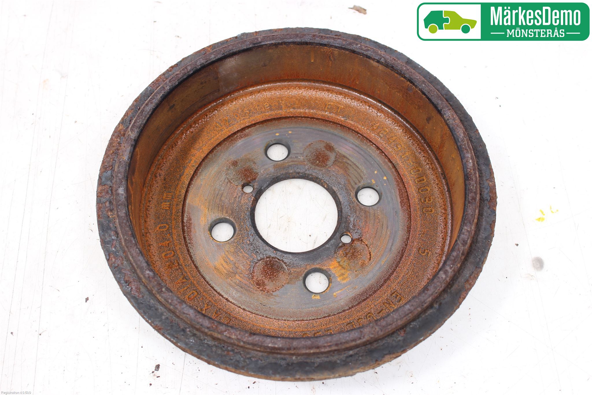 Toyota YARIS XP130 12-14 Bromstrumma Bak