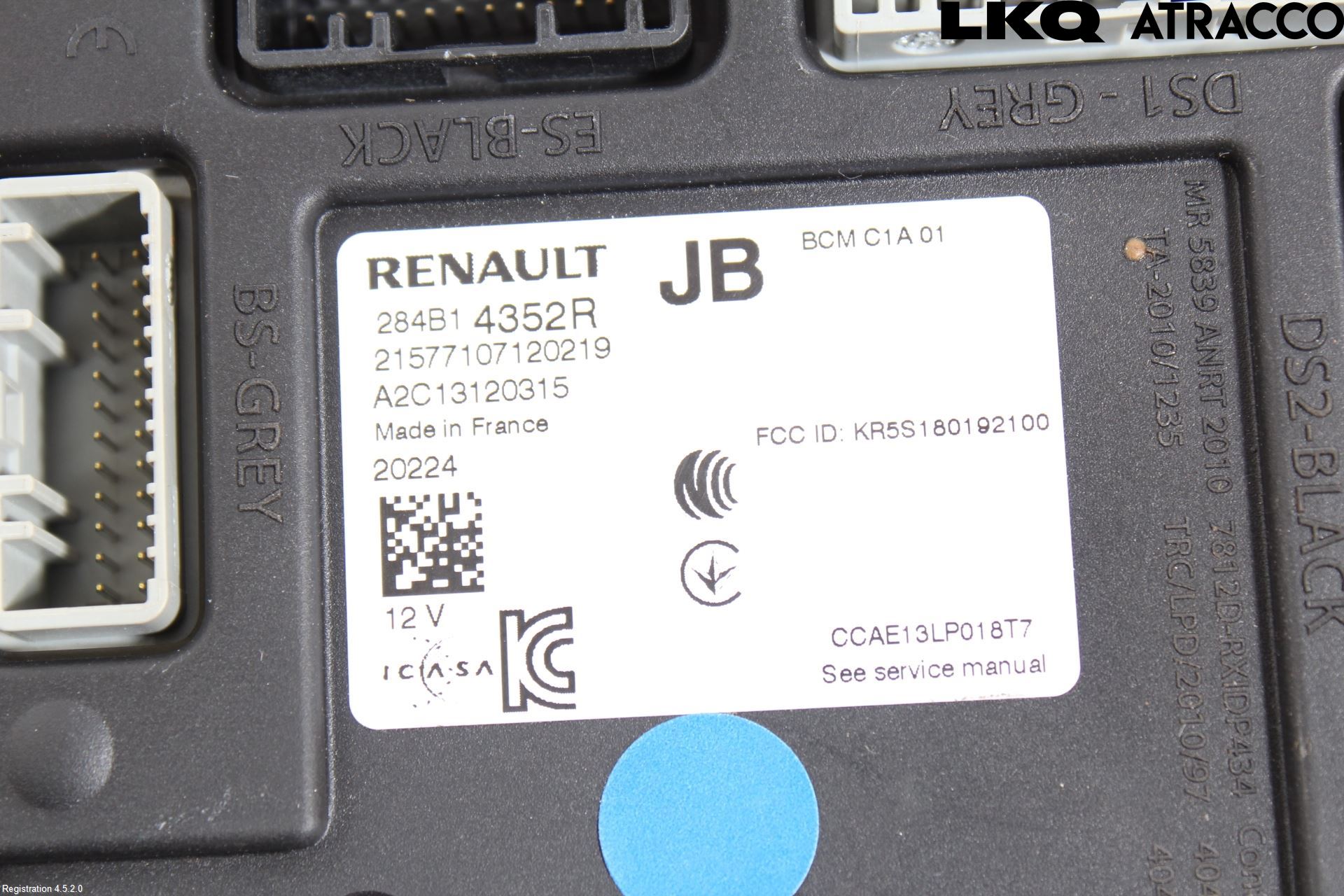 Renault ZOE/E-TECH 13- Styrenhet Övrigt