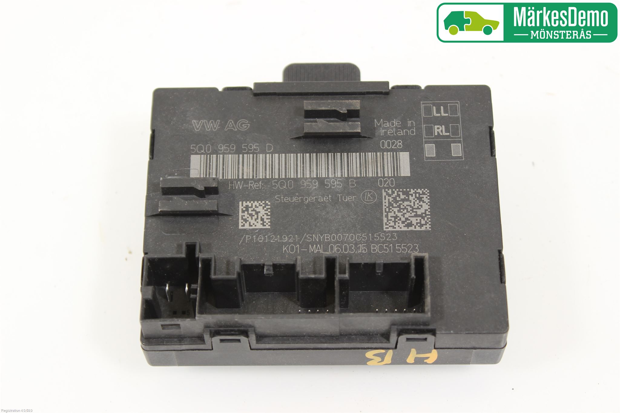 Volkswagen VW PASSAT 15-19 Styrenhet Dörr