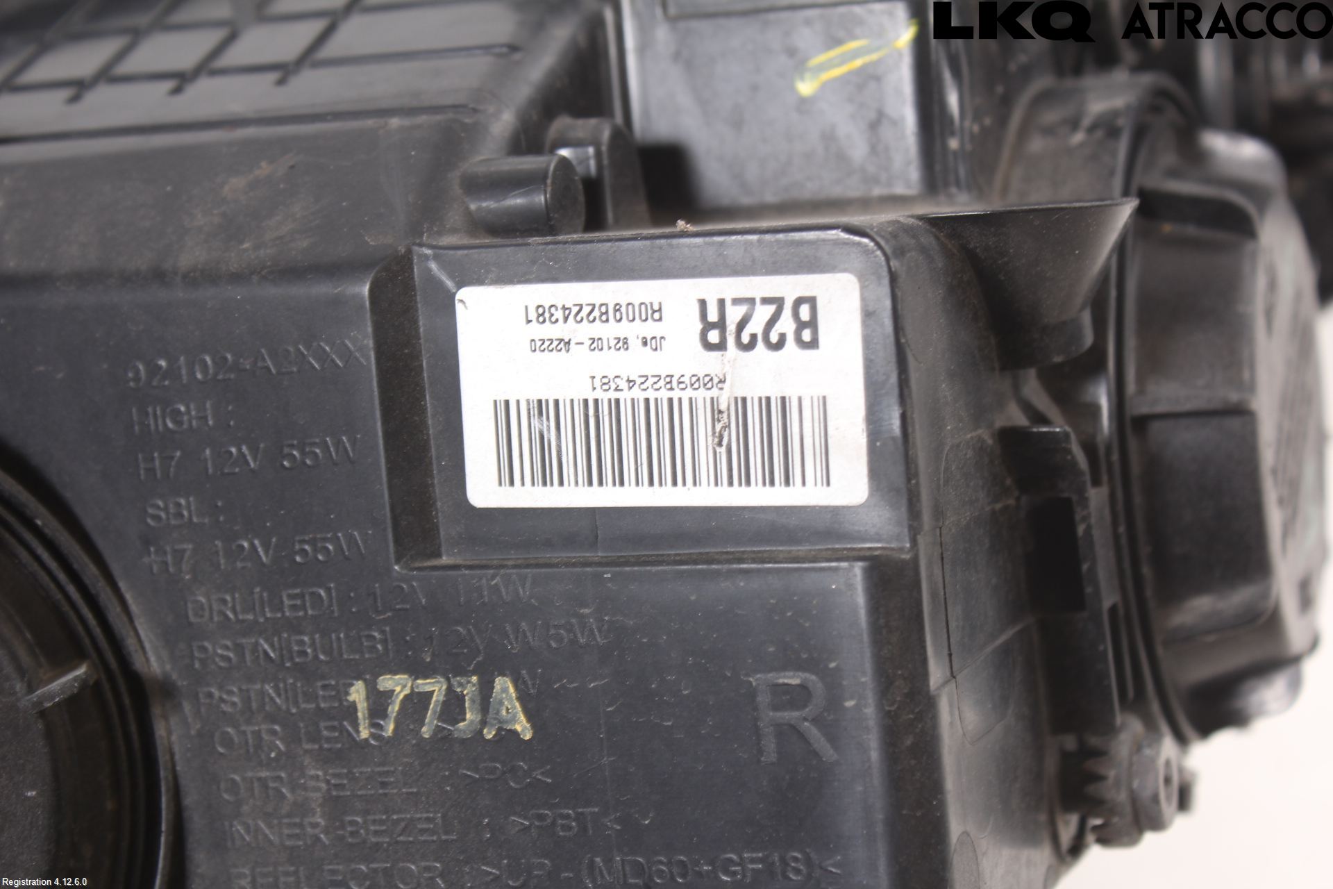 Kia CEED 12-18 Strålkastare Höger