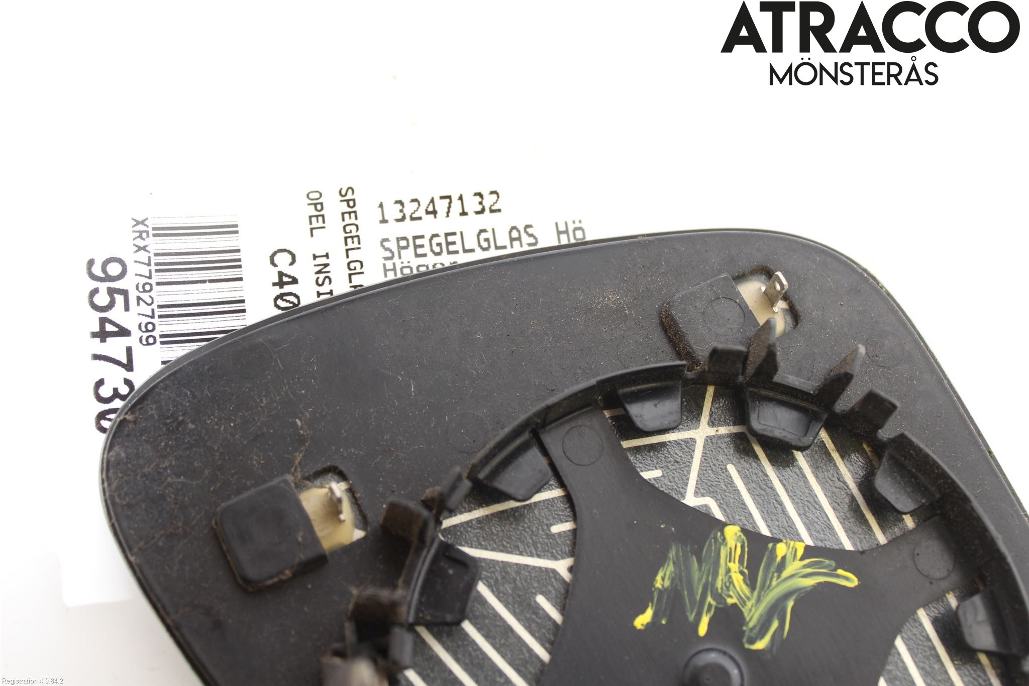 Opel INSIGNIA 09-16 Spegelglas Hö