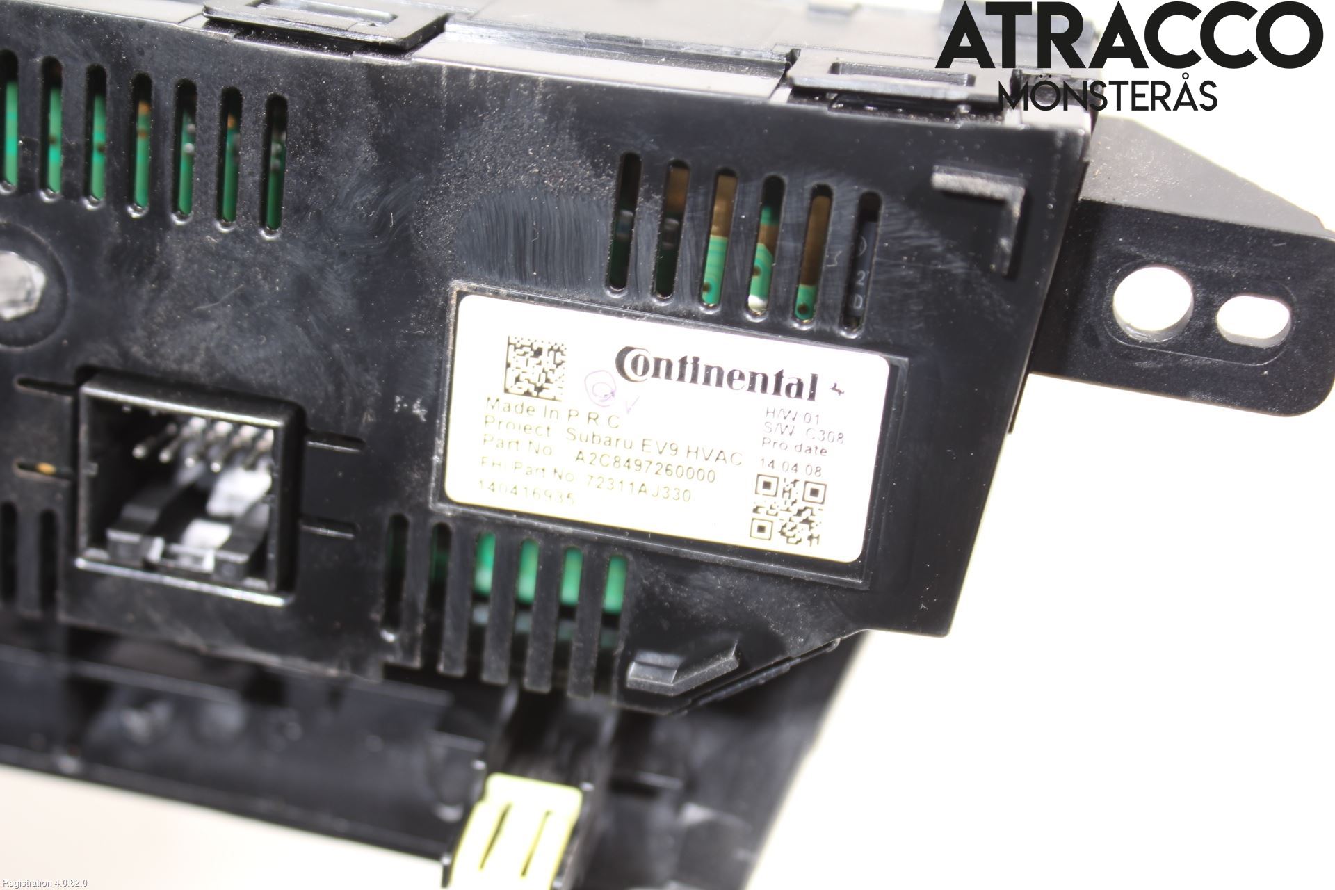 Subaru OUTBACK 10-15 Ac Styrenhet Ac Manöveren