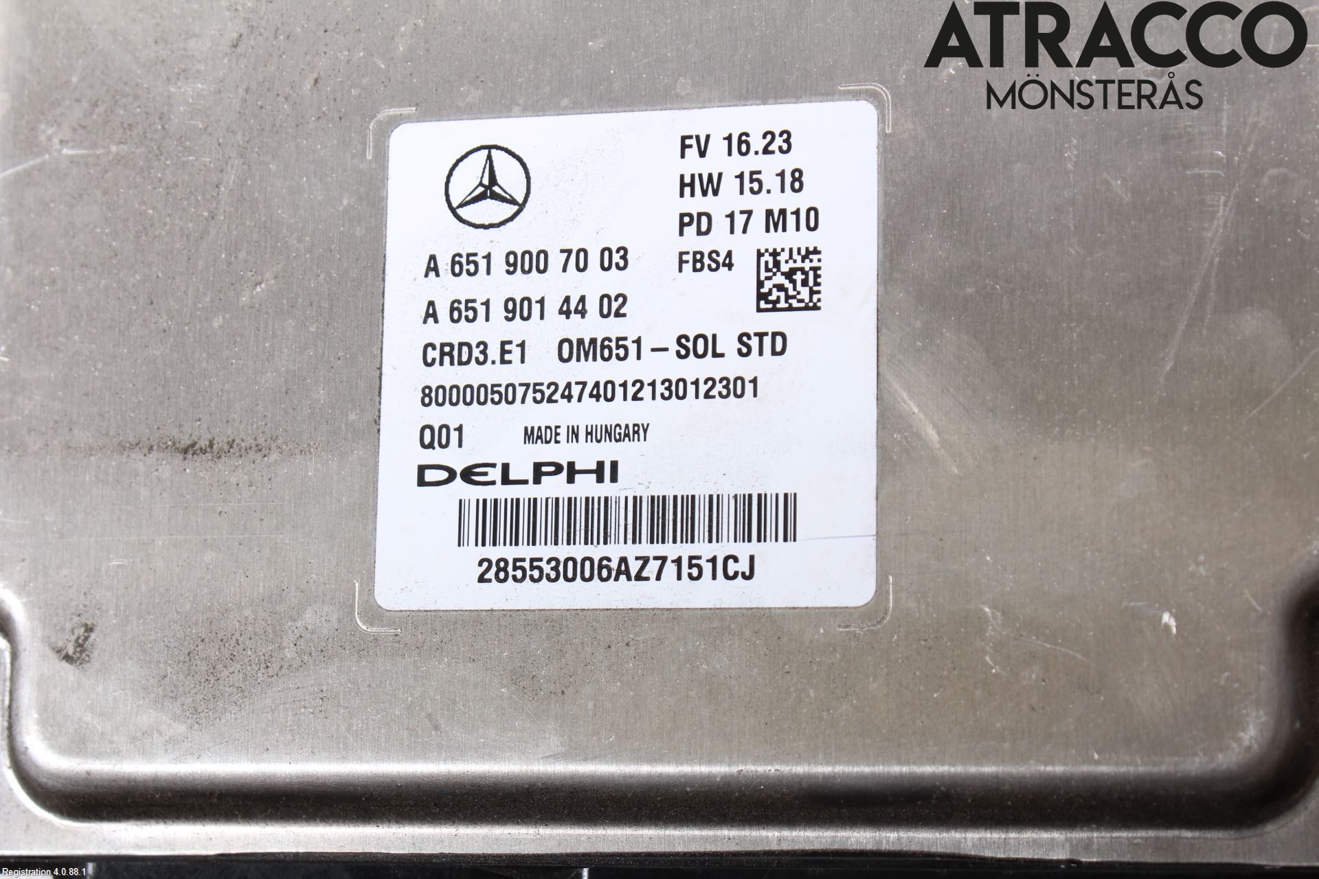 Mercedes-Benz MB CLA-KLASS (C117/X117) 13-19 Styrenhet Inspump Diesel