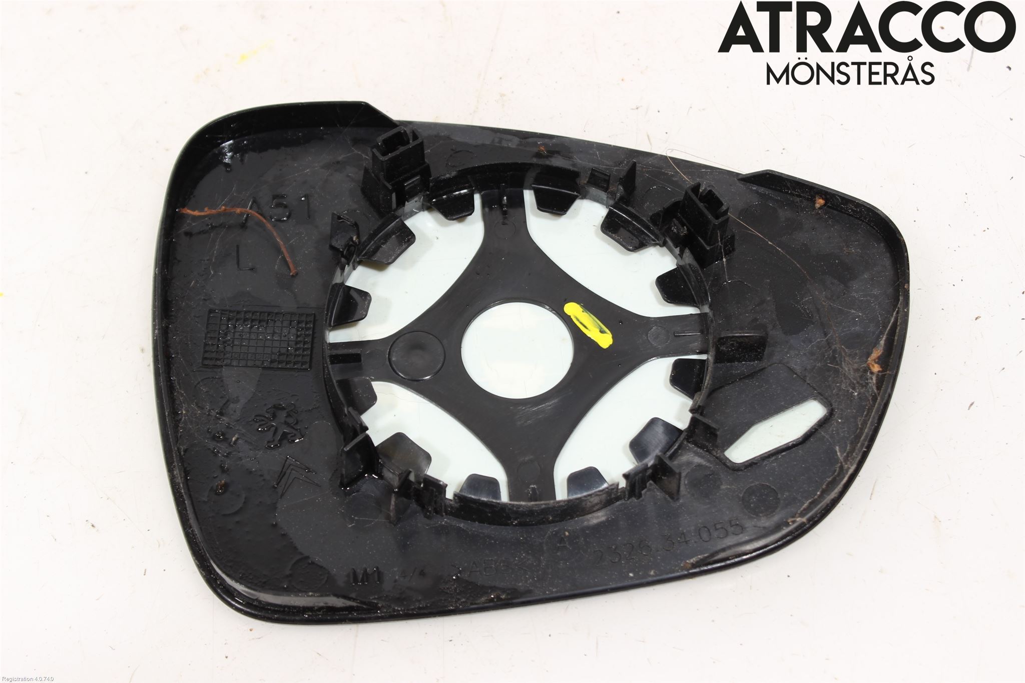 Citroen C3 10-17 Spegelglas Vä