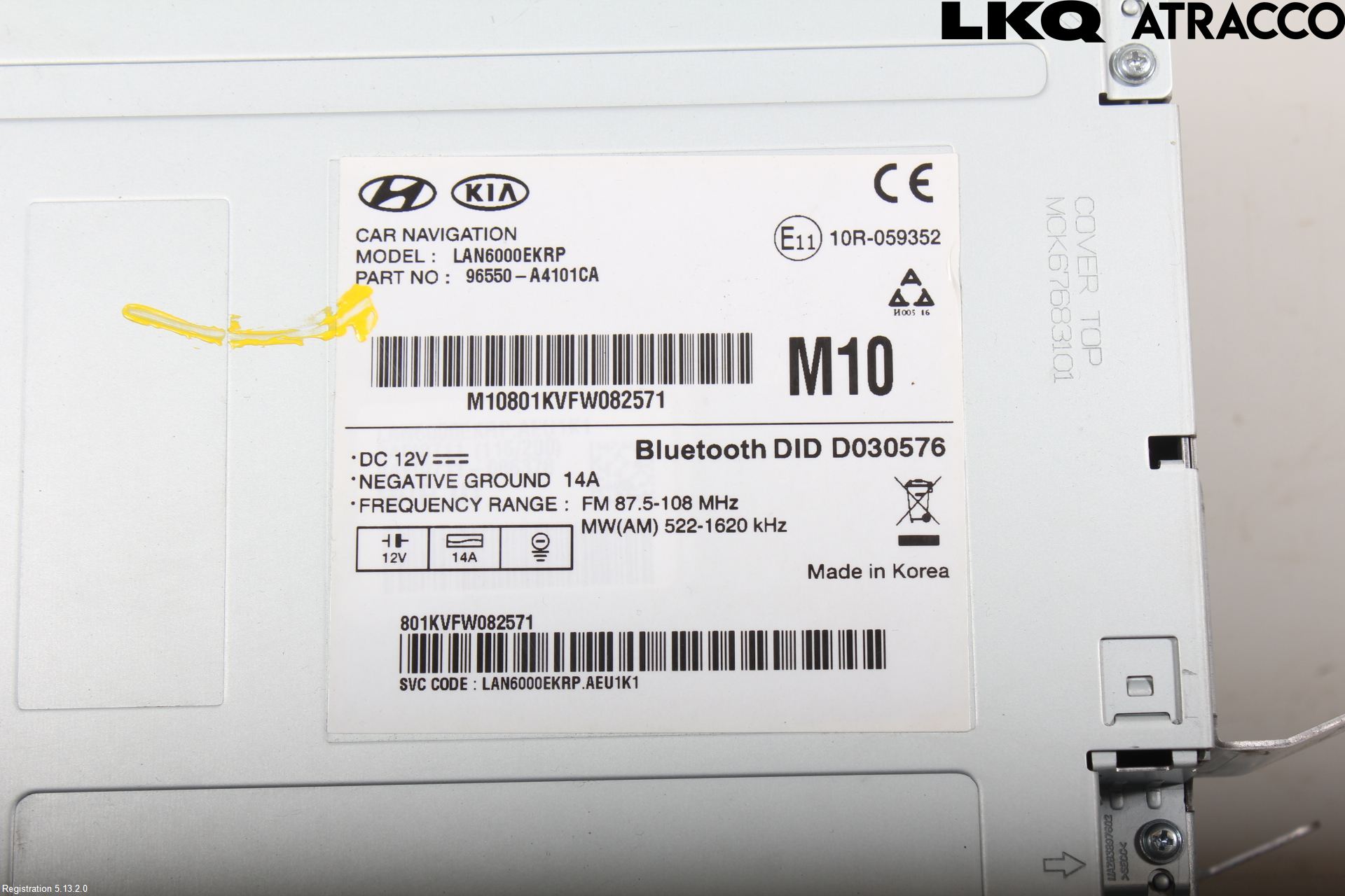 Kia CARENS III 13-19 Cd Radio - Multimediapanel