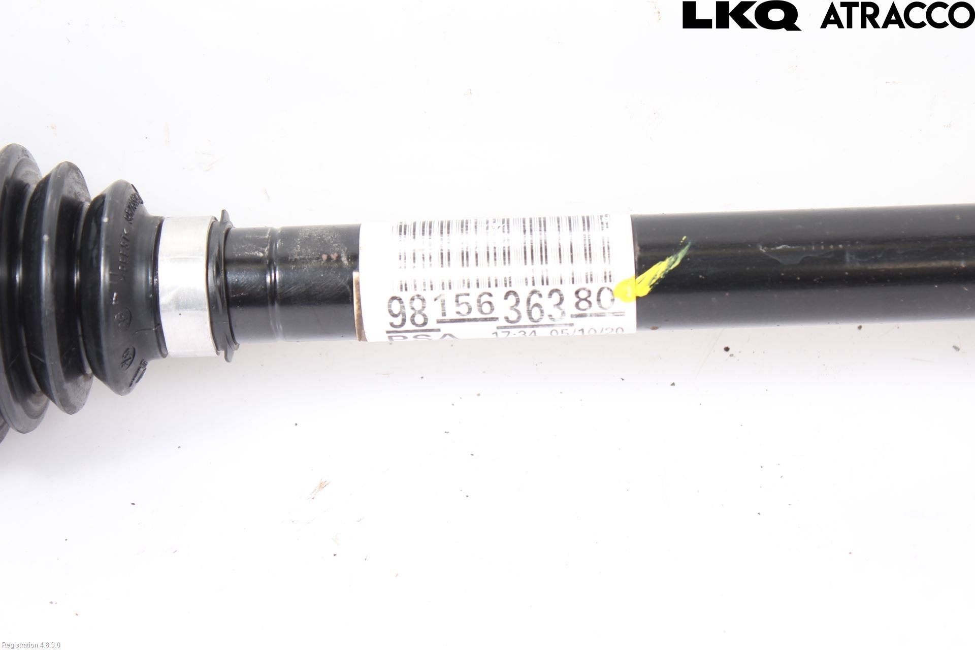 Peugeot PARTNER/E-PARTNER 19- Drivaxel Fram Vänster