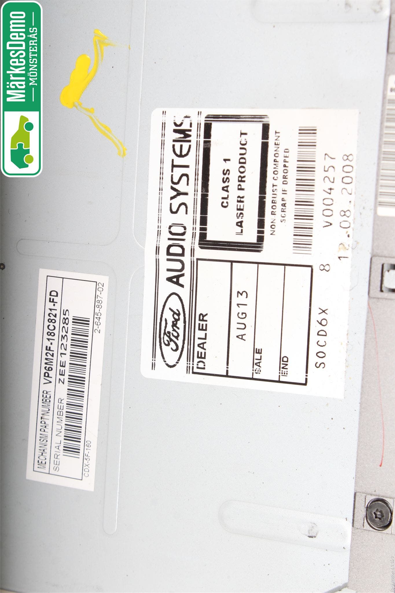 Ford KUGA 08-12 Radio