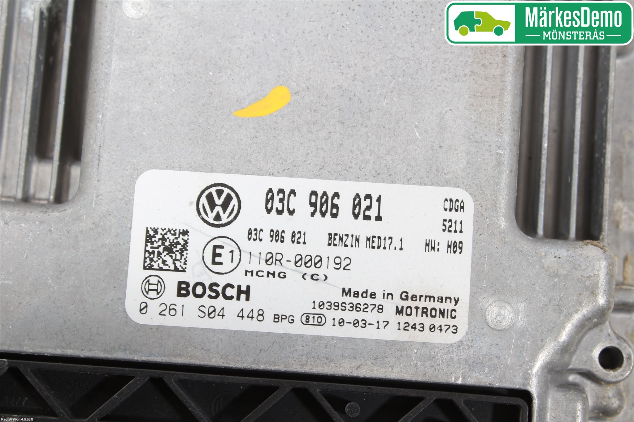 Volkswagen VW PASSAT 05-11 Styrenhet Insprut Bensin