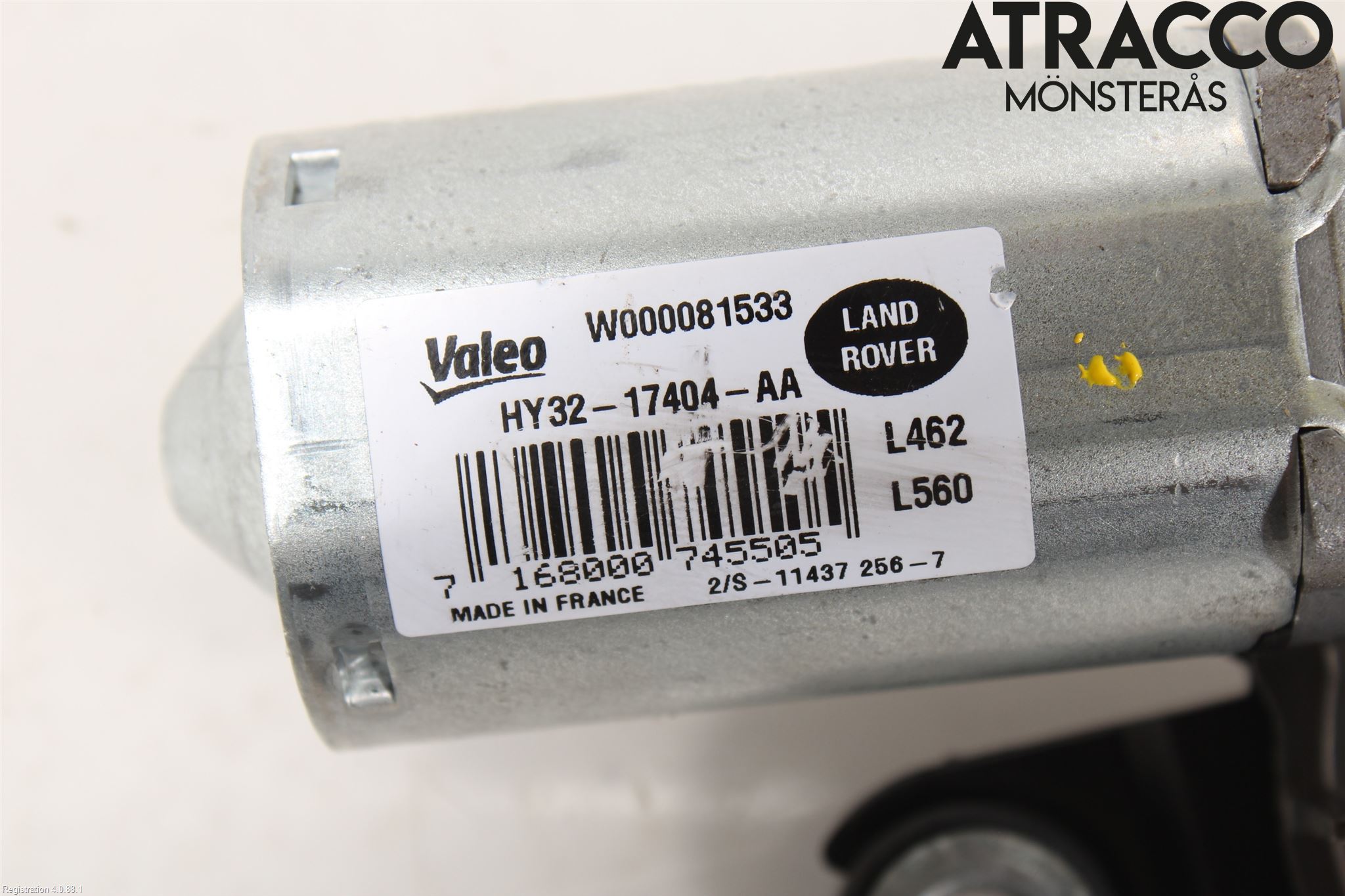 Landrover RANGE ROVER VELAR (L560) 17- Torkarmotor Baklucka