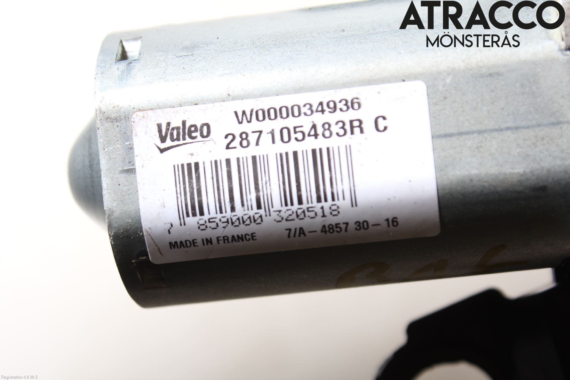 Renault CAPTUR 13-19 Torkarmotor Baklucka