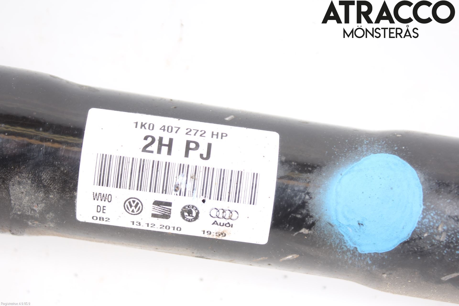Volkswagen VW GOLF VI 09-13 Drivaxel Fram Höger