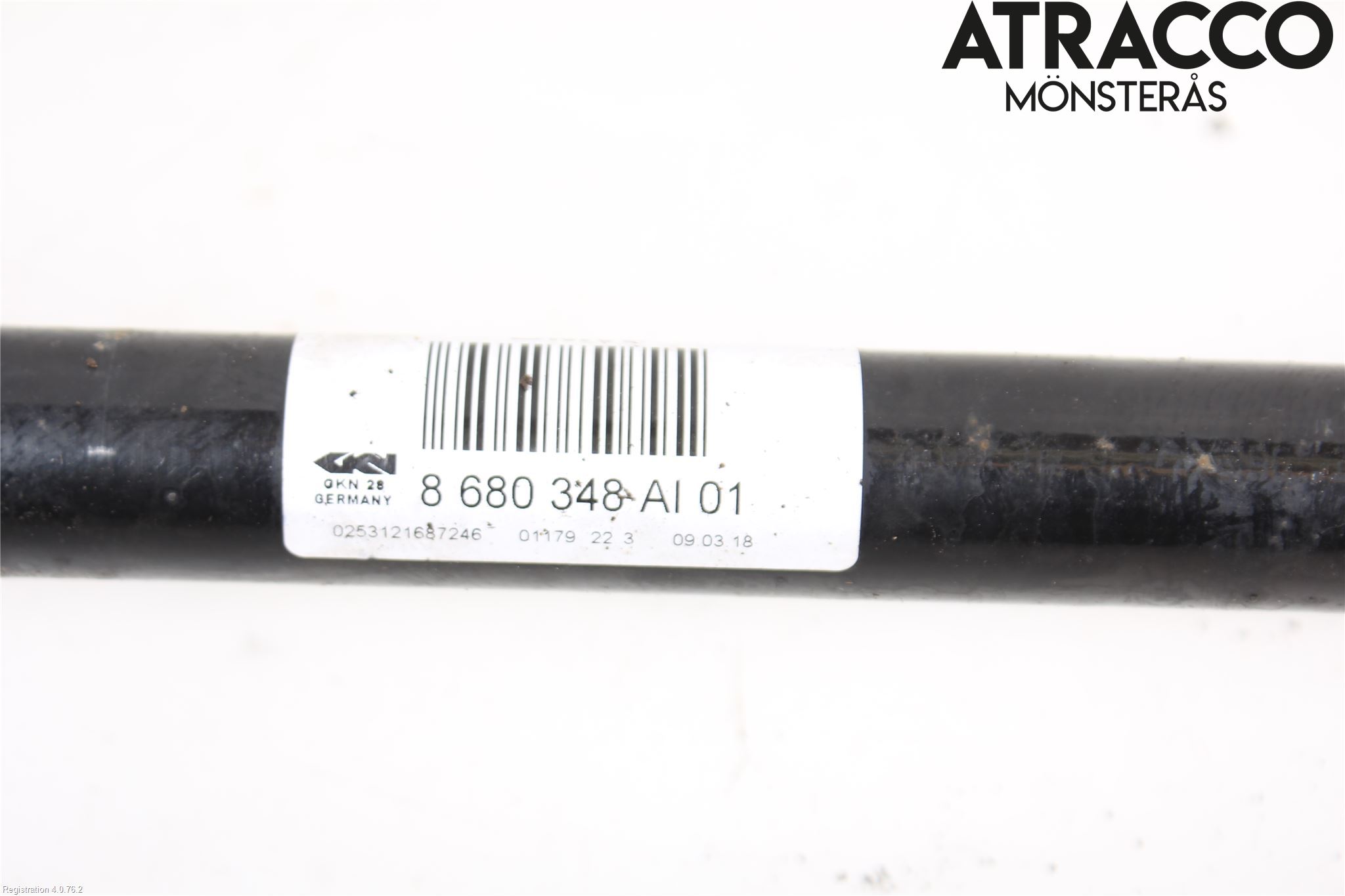 BMW 3 F30/F31/F80 12-19 Drivaxel Bak Höger