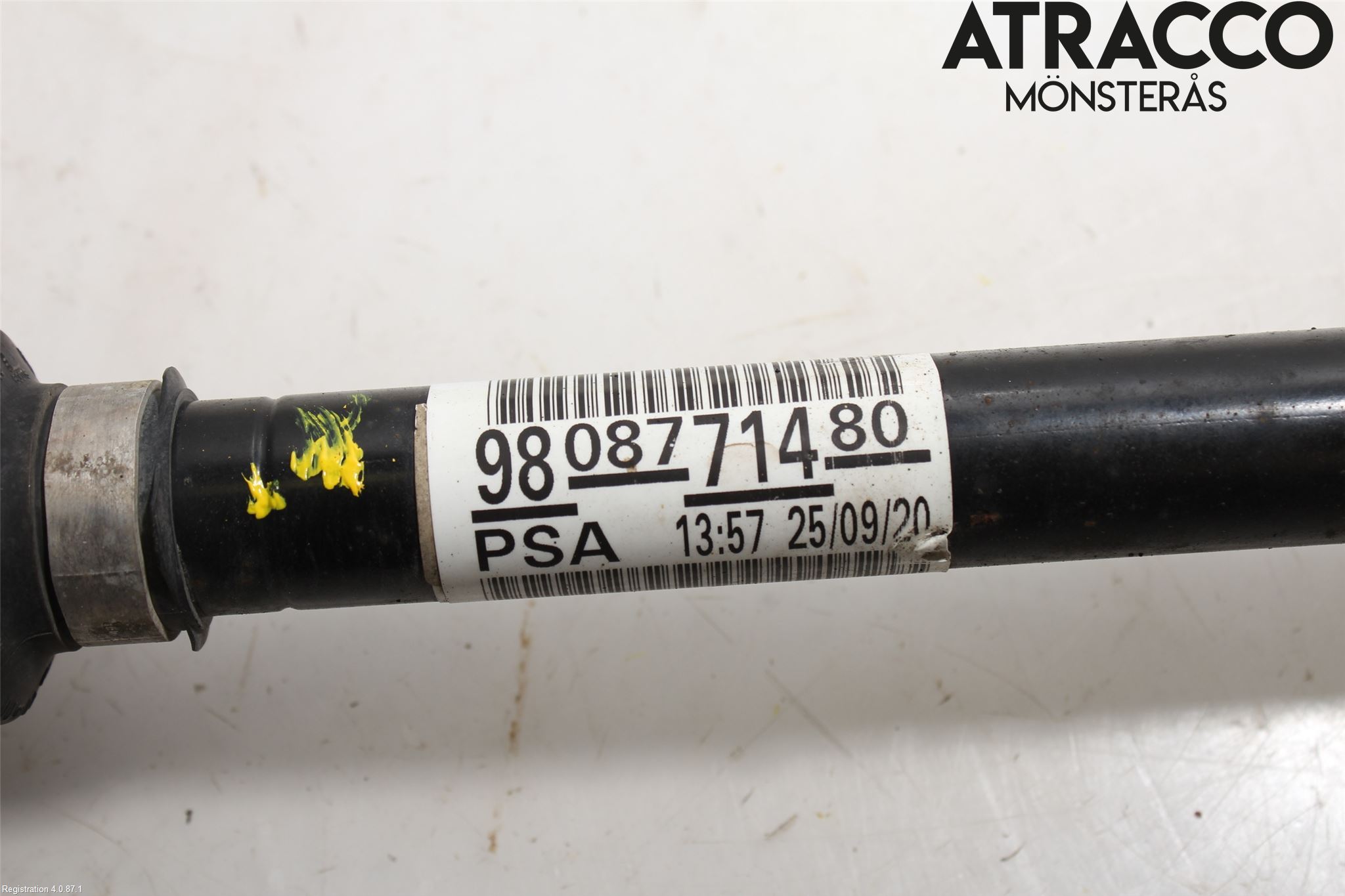 Peugeot 5008 17-24 Drivaxel Fram Vänster
