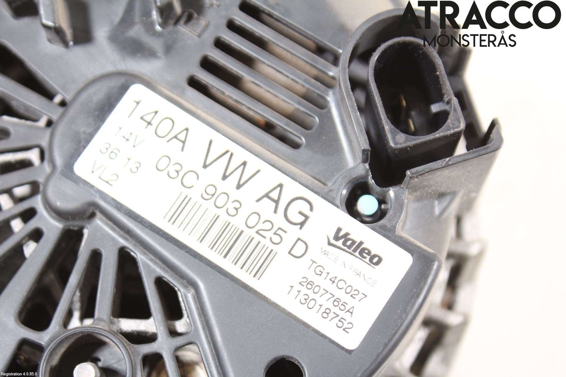 Volkswagen VW TIGUAN 07-16 Generator