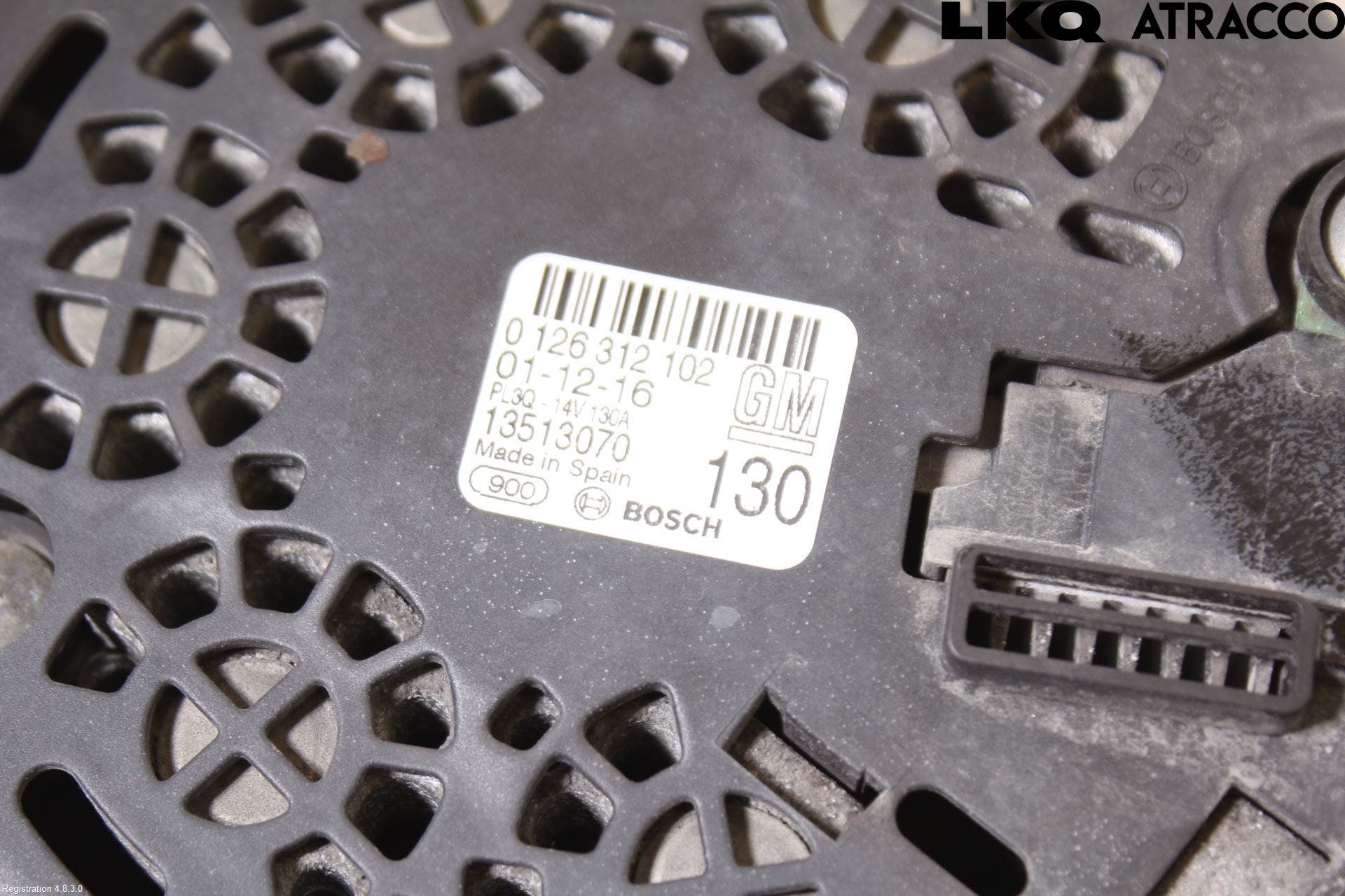 Opel ASTRA K 16-22 Generator