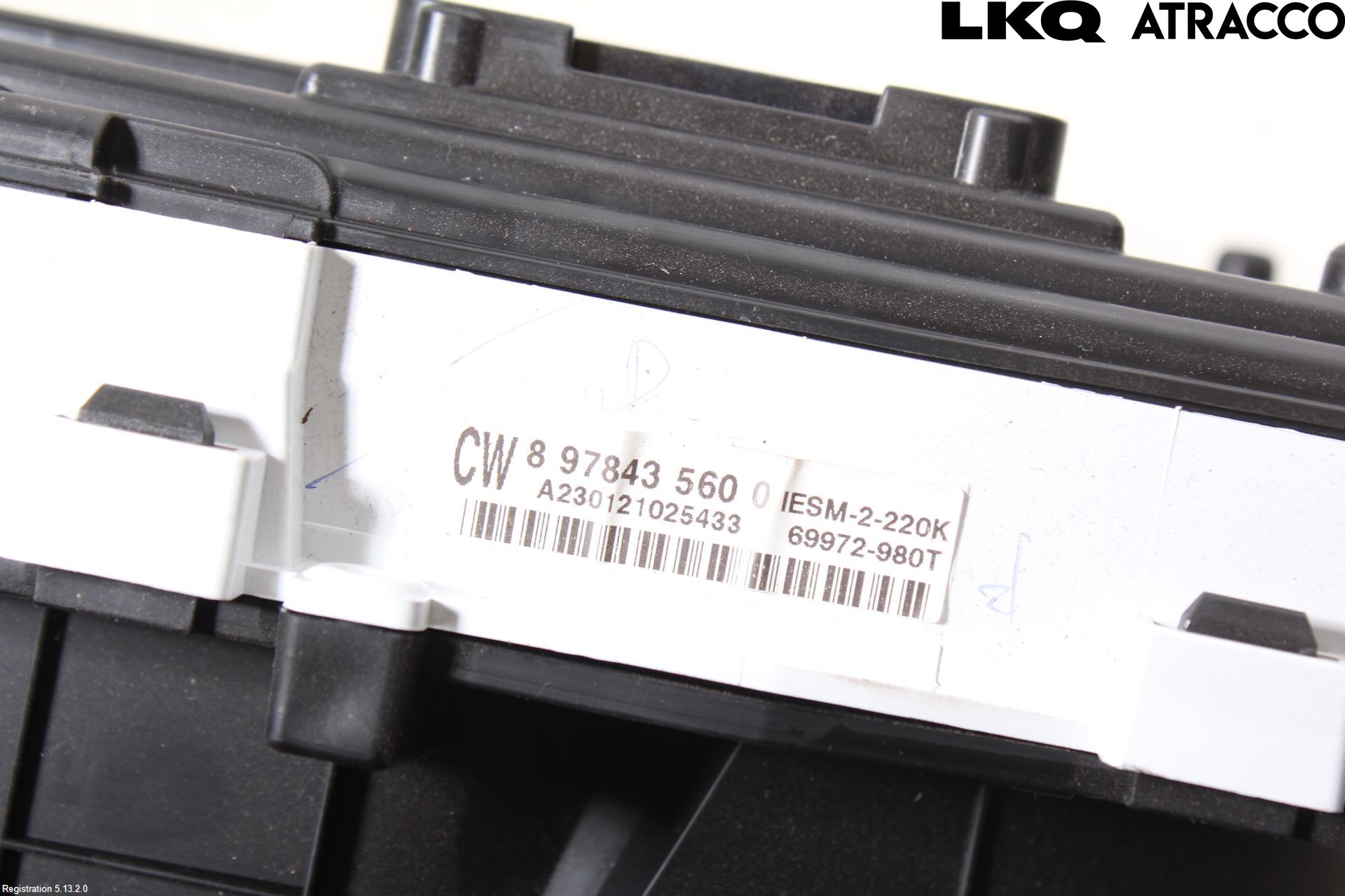 Isuzu D-MAX Instrument Komb