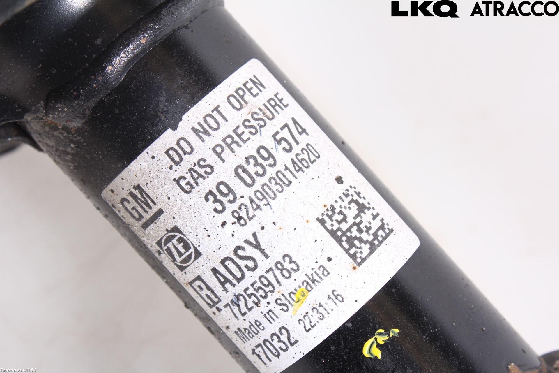 Opel ASTRA K 16-22 Fjäderben Fram Höger