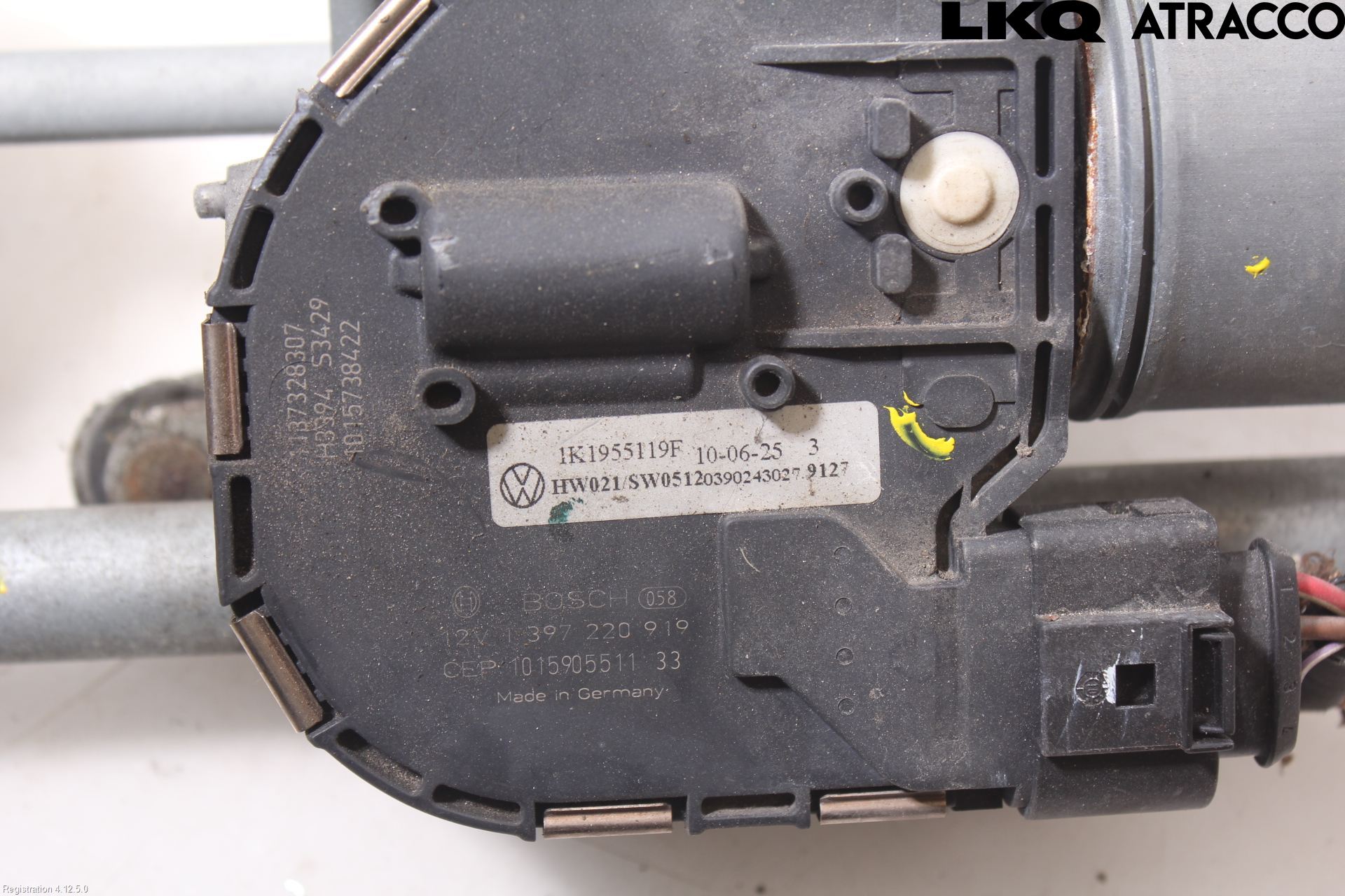 Volkswagen VW GOLF VI 09-13 Torkarmotor Vindruta