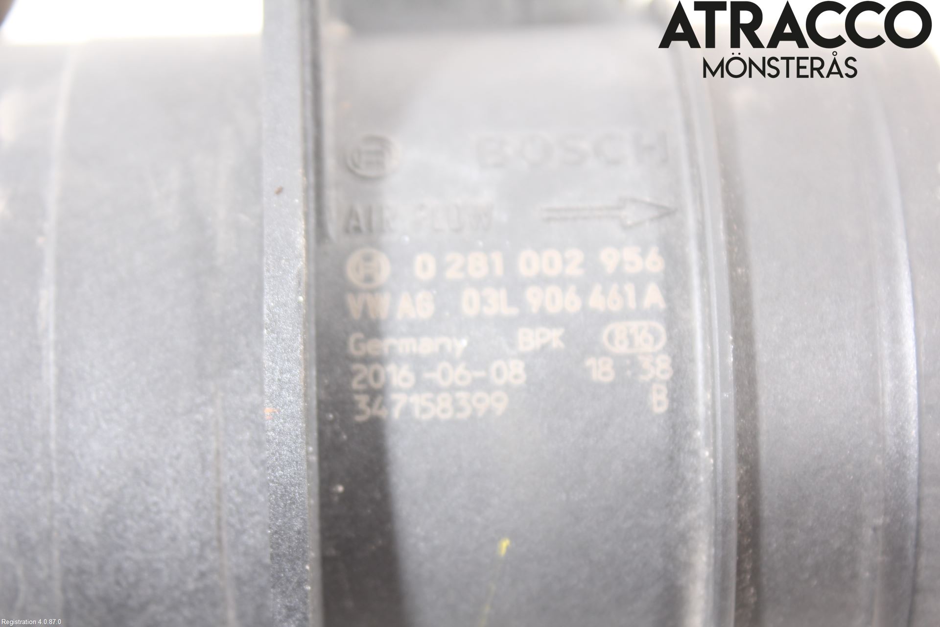 Audi A4/S4 B9 16-19 Injluftmassamätare