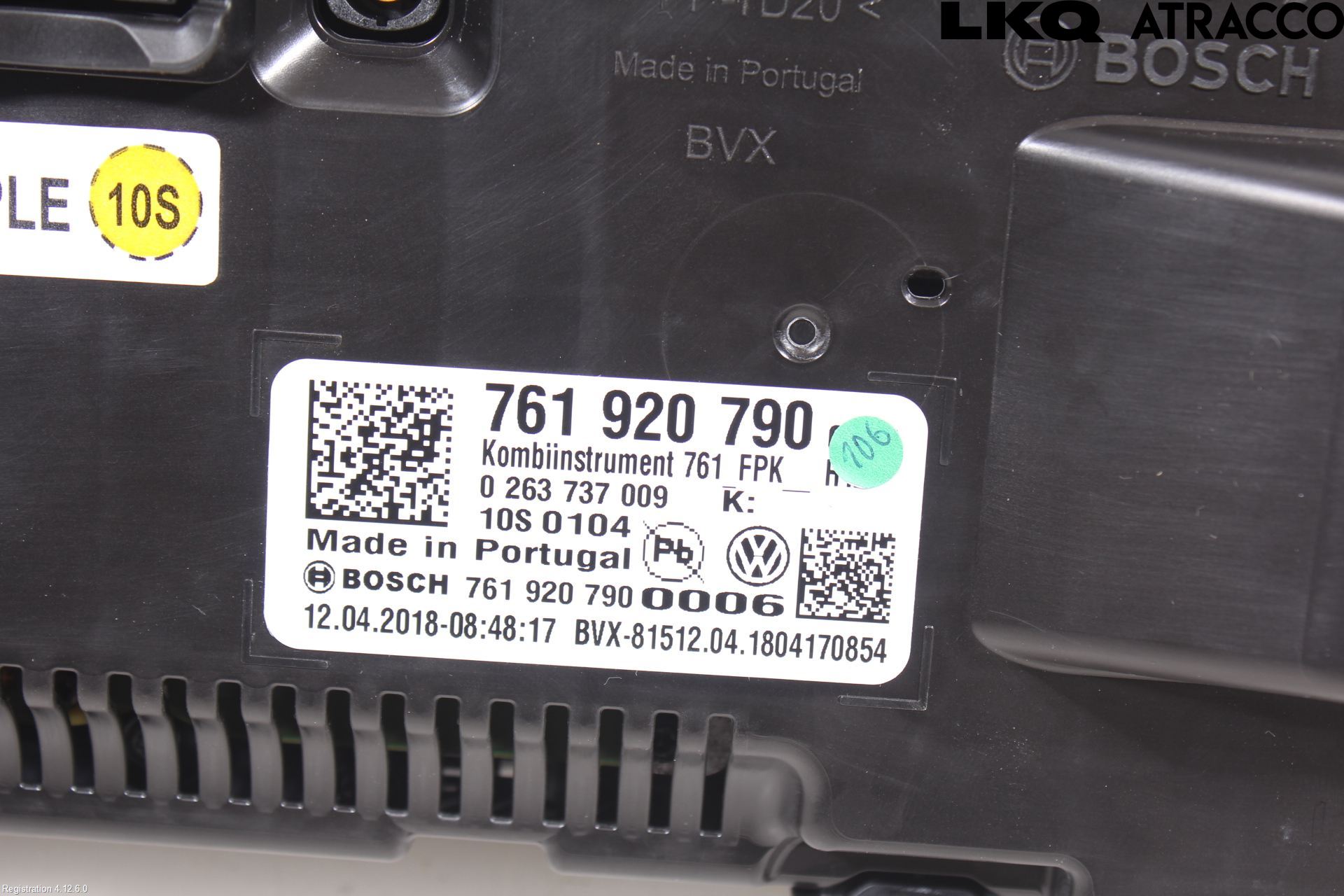Volkswagen VW TOUAREG CR 18- Instrument Komb