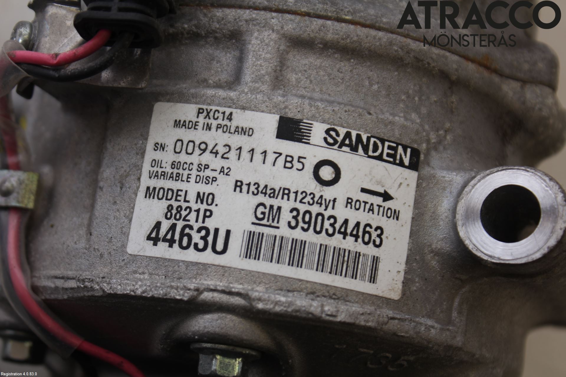 Opel ASTRA K 16-22 Ac Kompressor